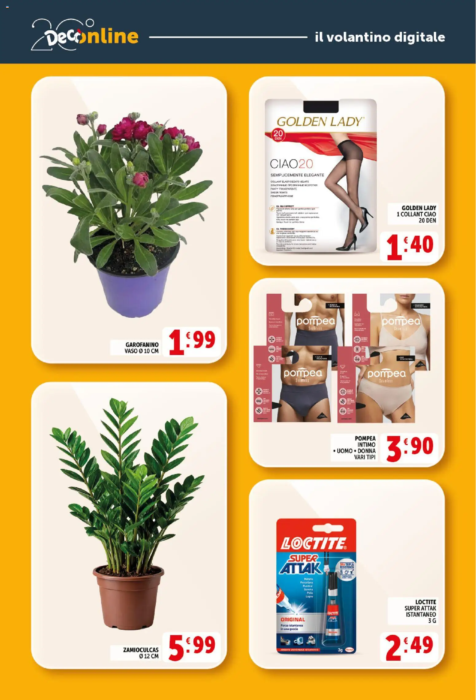 Volantino Decò del 21.04.2026 | Pagina: 34 | Prodotti: Intimo, Collant, Vaso