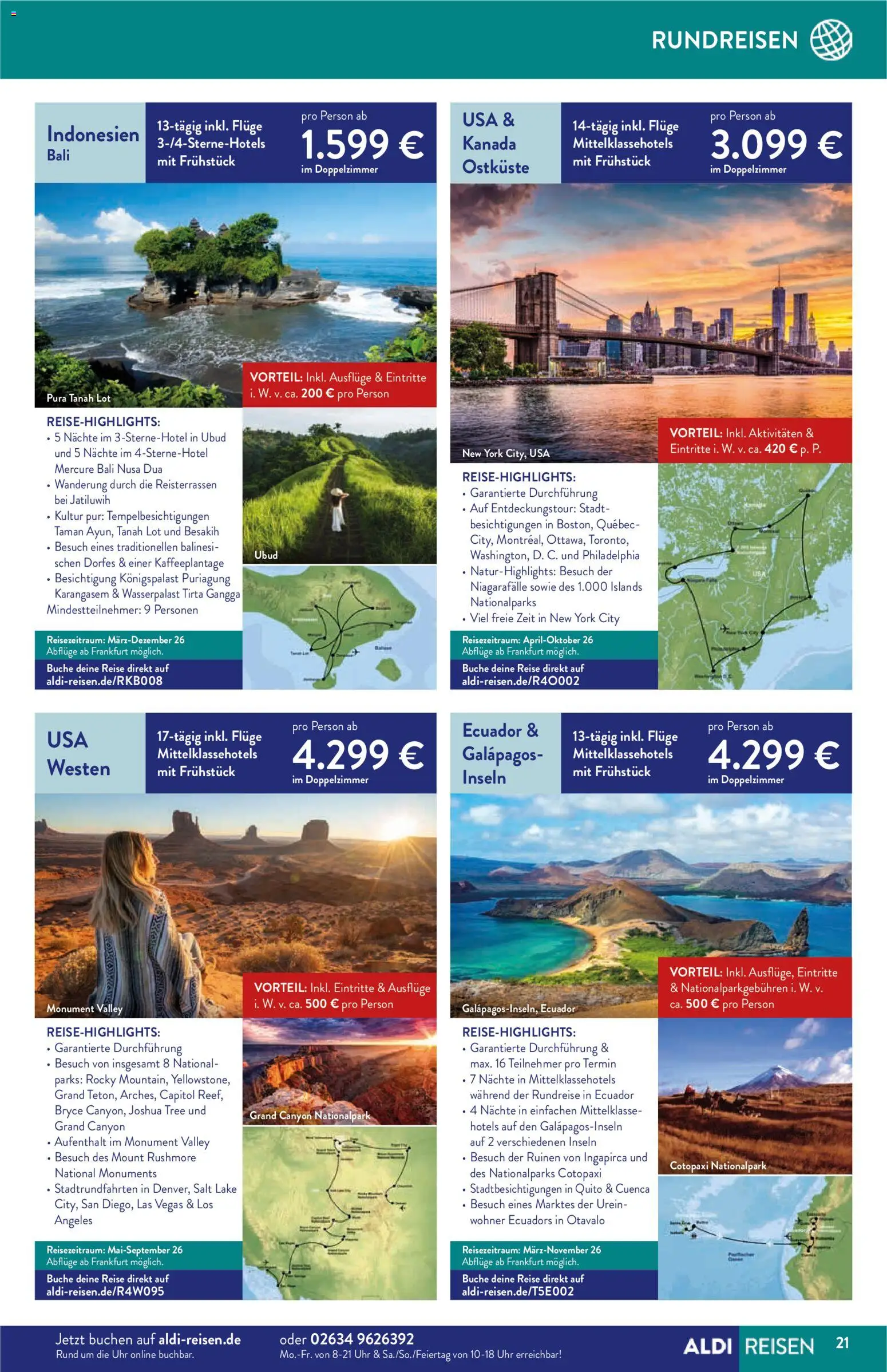 Aldi Reisen Prospekt 	 – gültig ab 01.12.2025 | Seite: 21