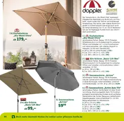 Pflanzen-Kölle Gartenmöbel Katalog 2025 ab 22.01.2025 gültig | Seite: 60 | Produkte: Sonnenschirm