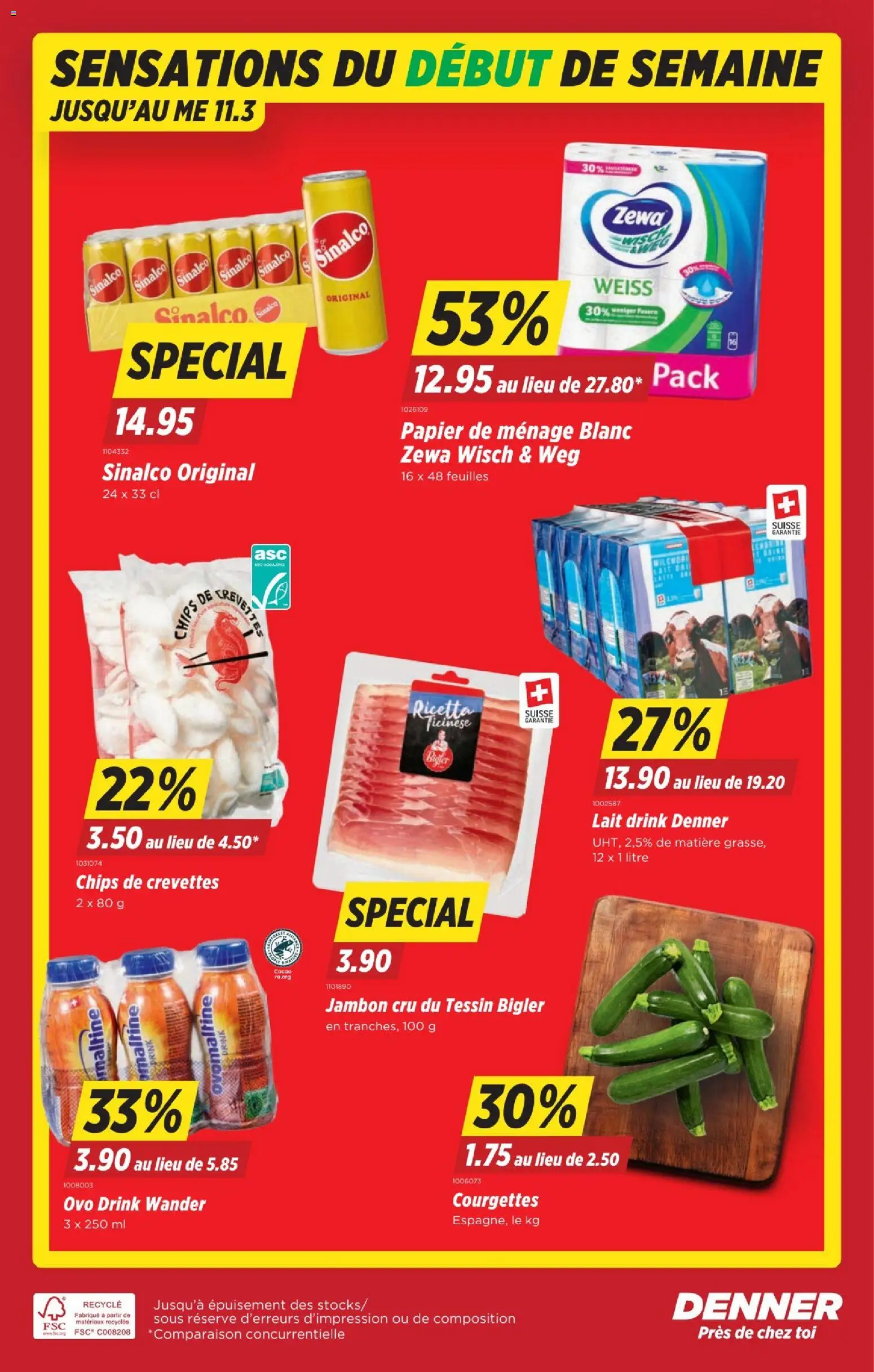 Denner aktionen FR – gültig ab 05.03.2026 | Seite: 20 | Produkte: Chips