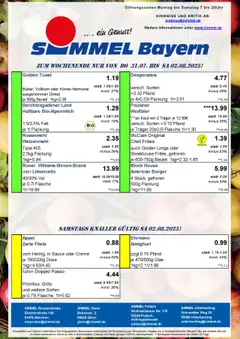 Simmel - Bayern - gültig ab dem 28.07.2025 | Seite: 8 | Produkte: Burger, Weizenmehl, Desperados, Radio