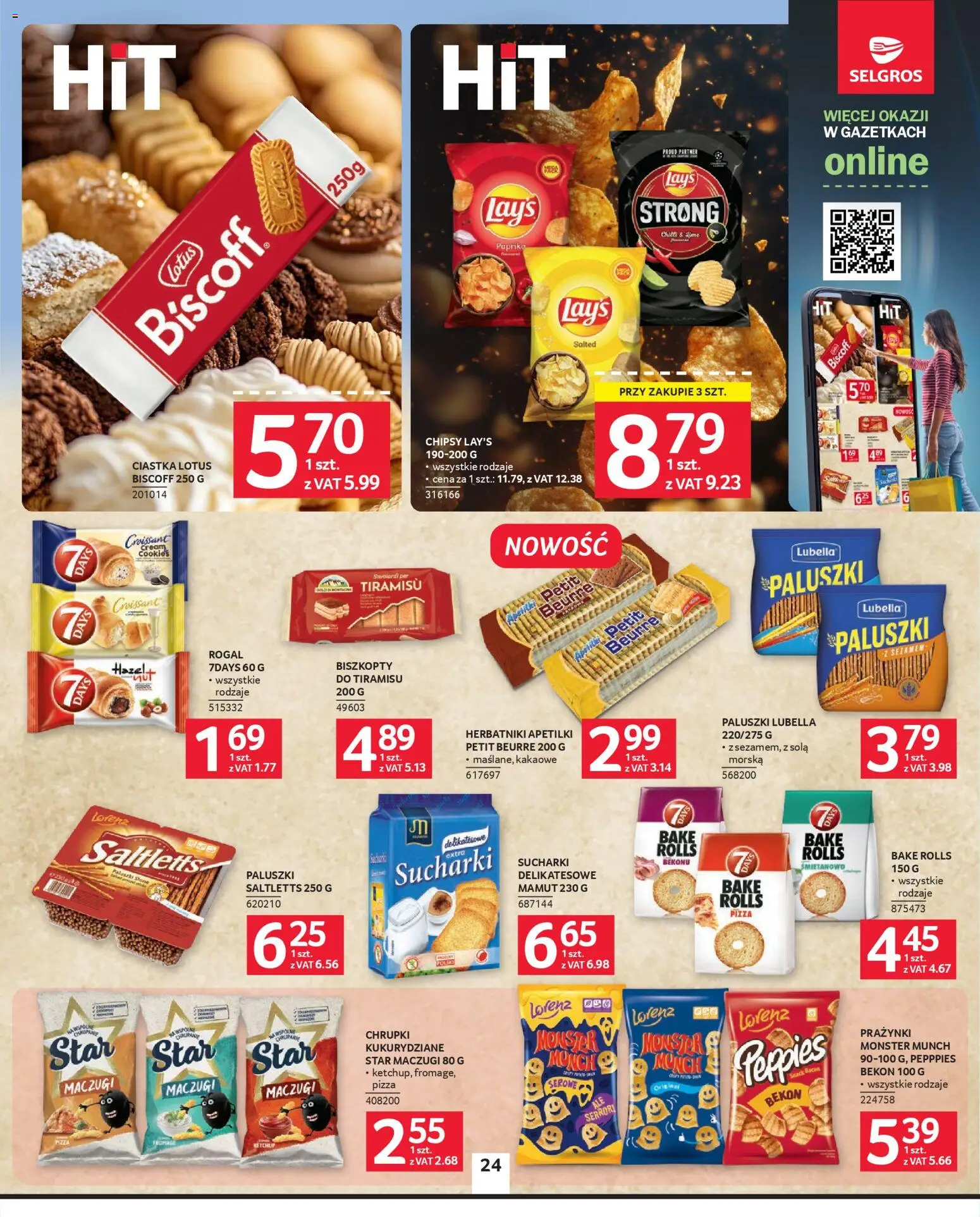 Selgros cash&carry gazetka od 09.04.2026 | Strona: 24 | Produkty: Ketchup, Chrupki, Bekon, Pizza