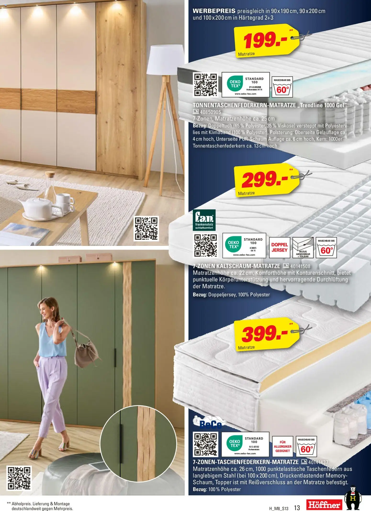 Höffner Prospekt 	 – gültig ab 12.11.2025 | Seite: 13 | Produkte: Matratze, Topper