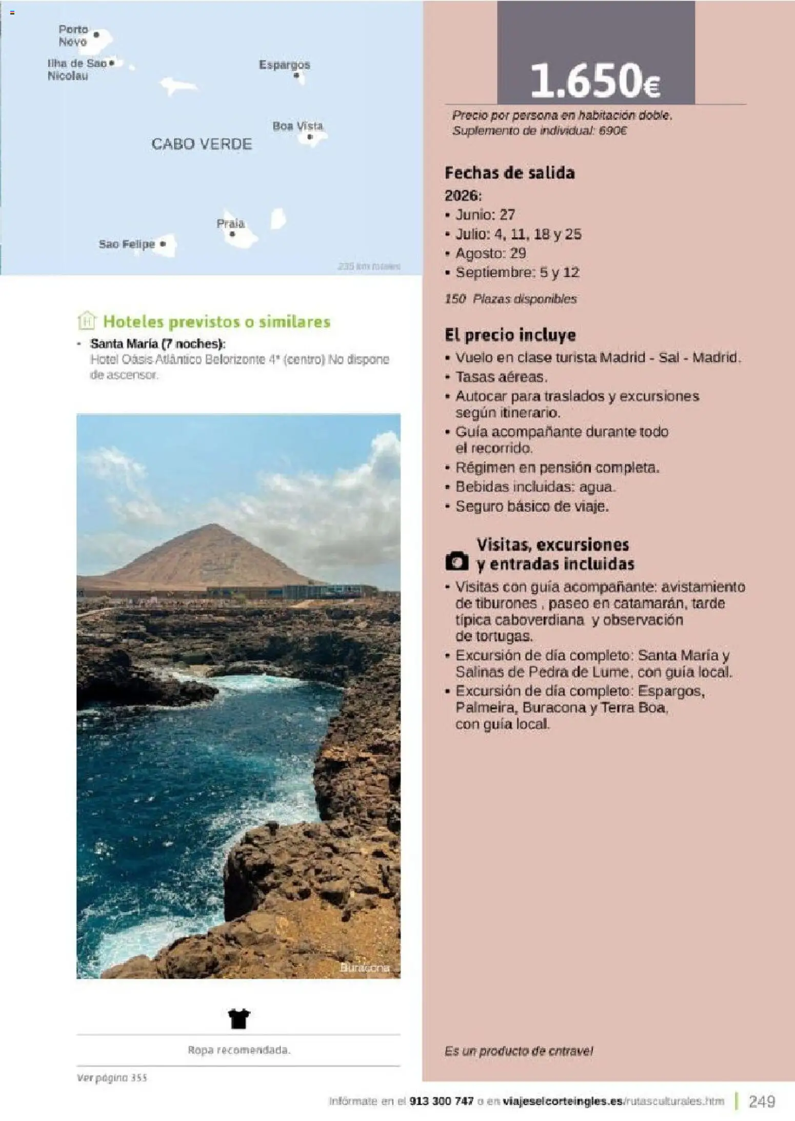 Viajes El Corte Inglés Rutas Culturales de la Comunidad de Madrid │ válido desde el 01.04.2026 | Página: 249 | Productos: Ropa