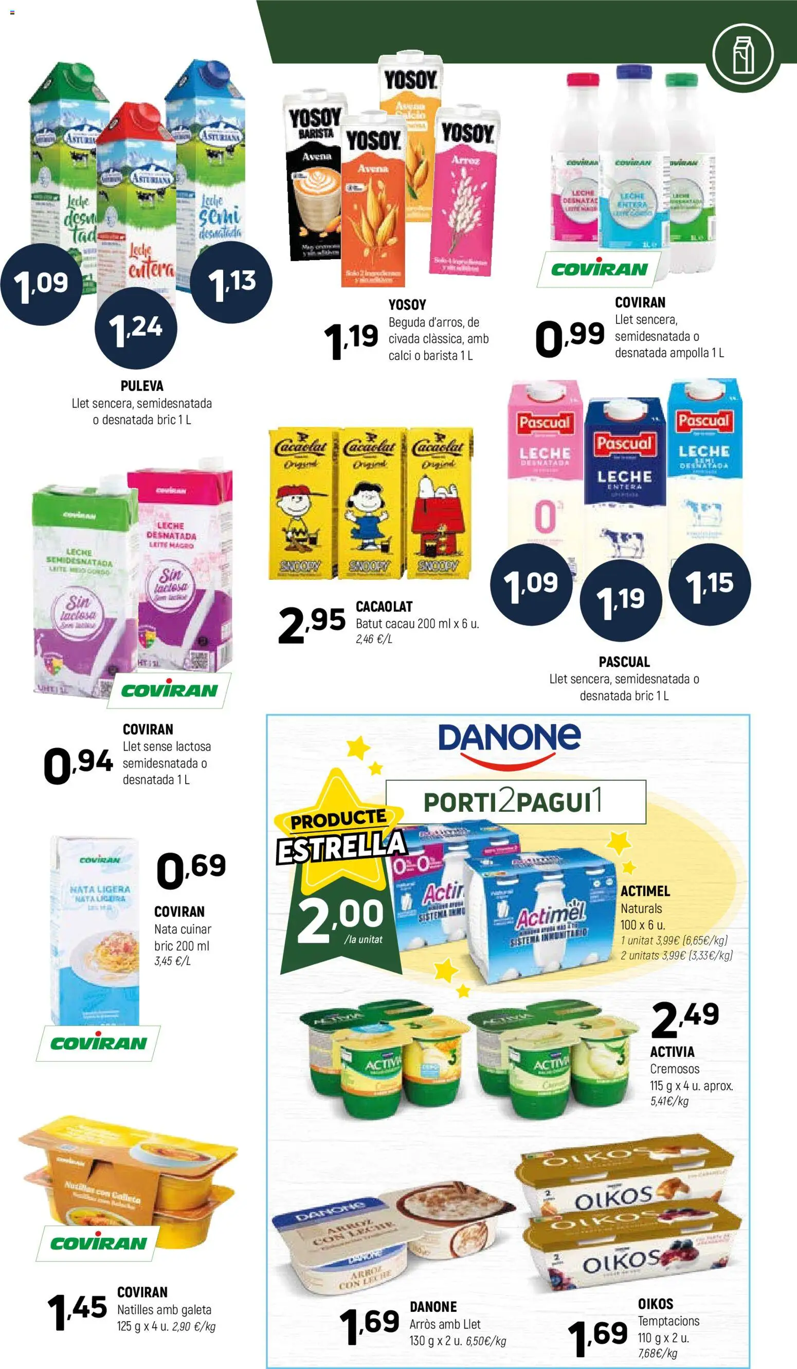 Coviran - Barcelona │ válido desde el 02.12.2025 | Página: 7 | Productos: Leche desnatada, Leche, Arroz