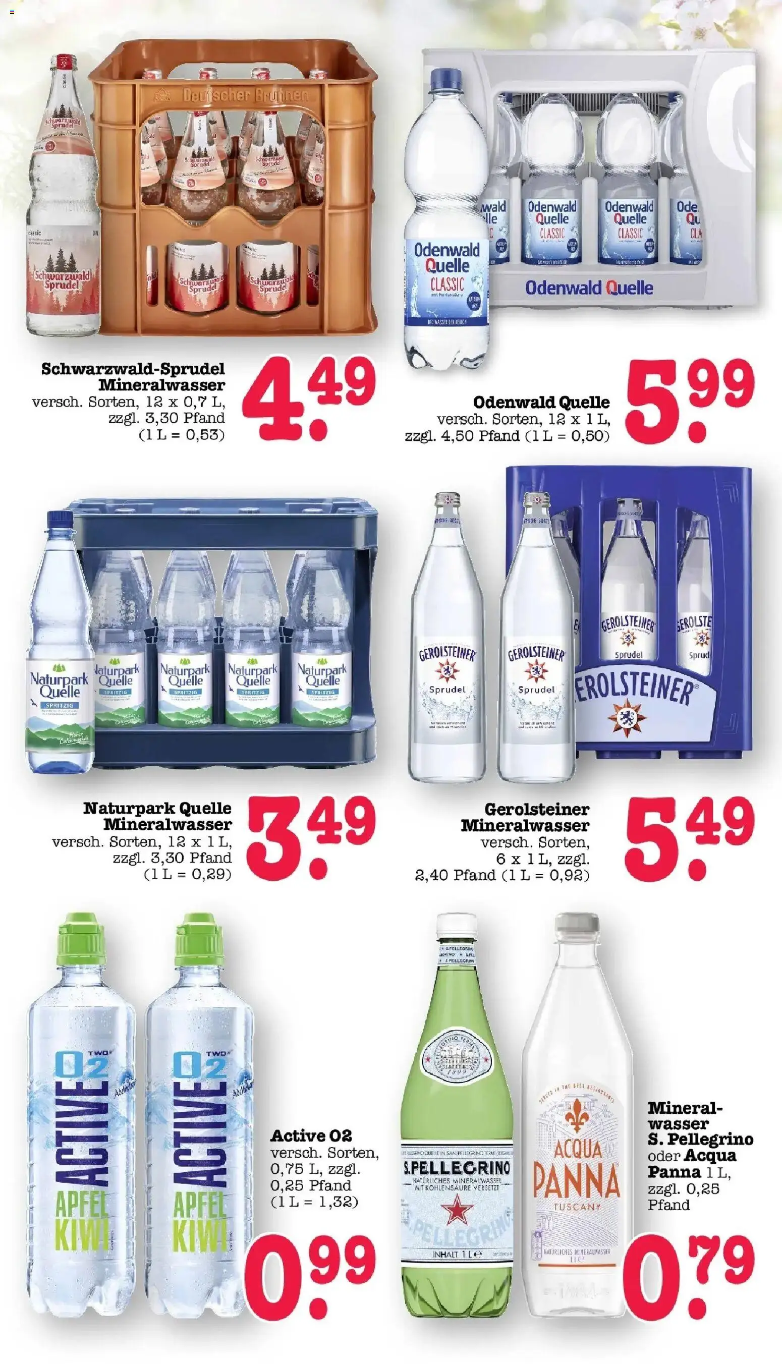 E center Prospekt Mannheim-Wohlgelegen	 – gültig ab 23.03.2026 | Seite: 42 | Produkte: Äpfel, Mineralwasser, Wasser, Gerolsteiner