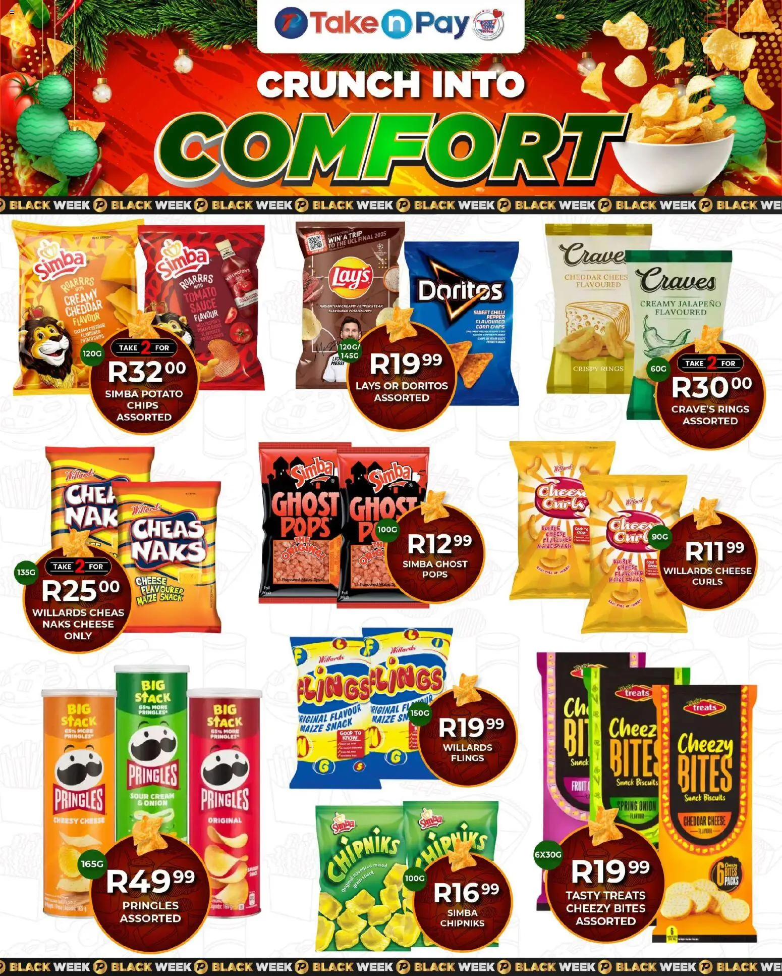 New Take n Pay catalogue – valid from 25.11.2025 | Page: 3 | Products: Corn, Steak, Cheese, Sour cream