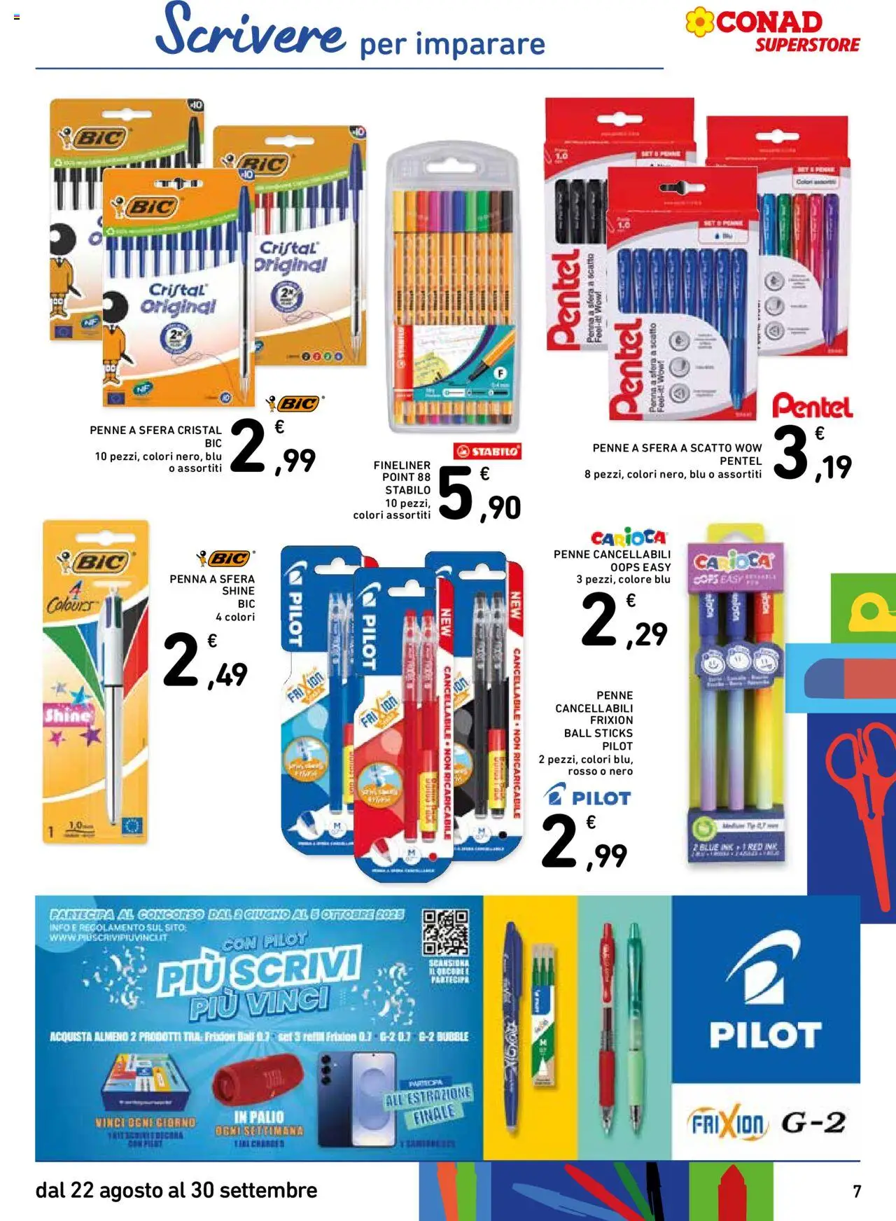 Volantino Conad del 22.08.2025 | Pagina: 7 | Prodotti: Penne