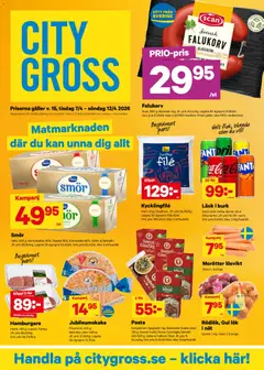 City Gross erbjudanden - Förhandsvisning av reklamblad från butik City Gross aktuell från 07.04.2026