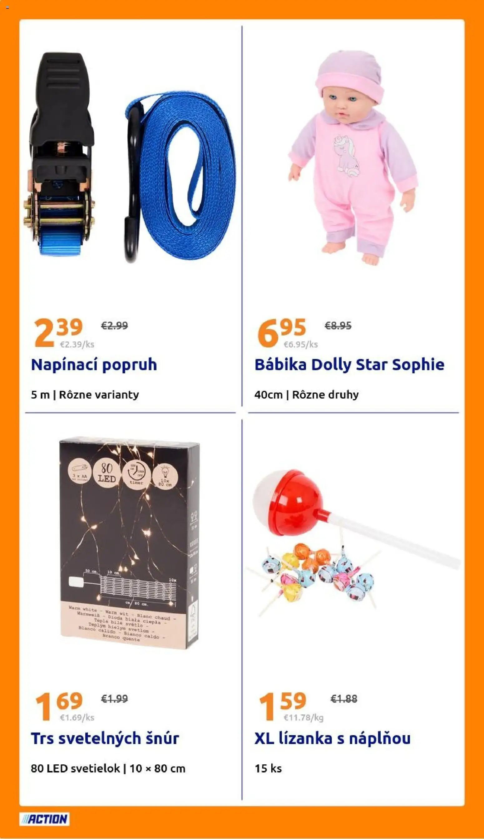Nové Action akcie – leták je platný od 05.11.2025 | Strana: 20 | Produkty: Led, Svetlá
