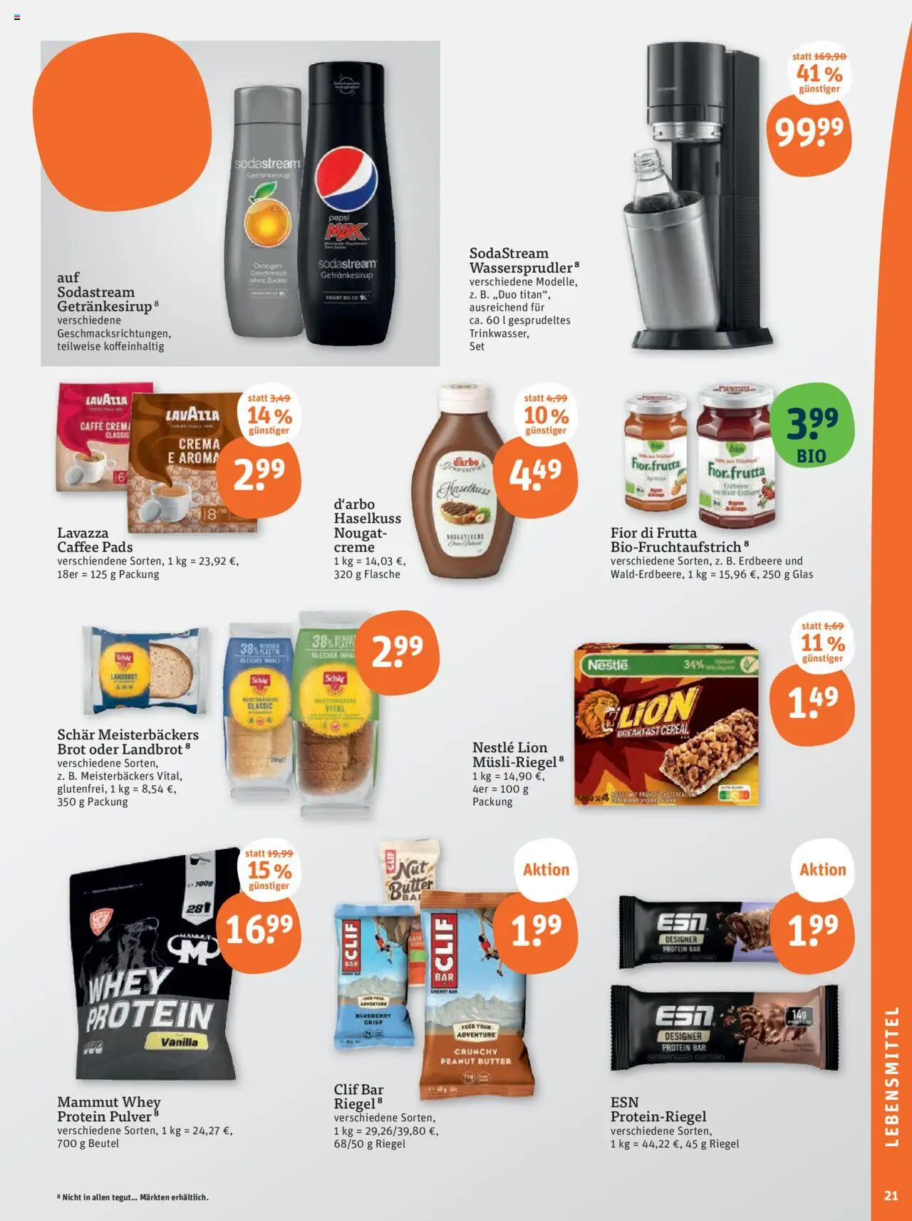 Tegut Prospekt - gültig ab dem 28.07.2025 | Seite: 23 | Produkte: Butter, Pepsi, Brot, Sodastream