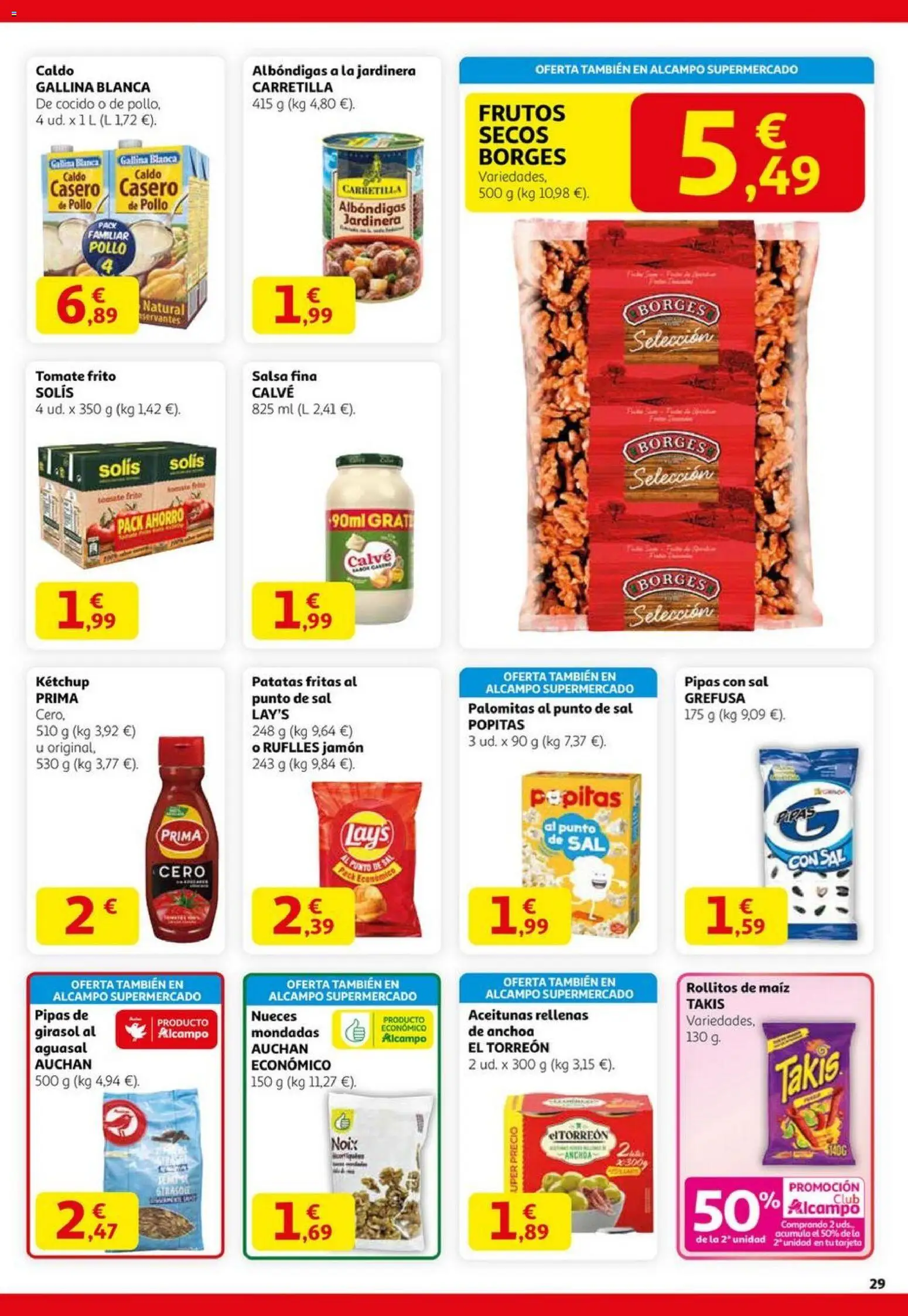 Alcampo -Black Friday │ válido desde el 06.11.2025 | Página: 29 | Productos: Jamón, Jardinera, Anchoa