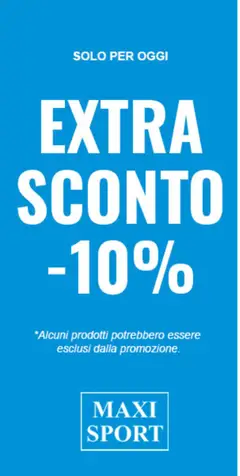 Anteprima del volantino Maxi Sport valido a partire dal 14.04.2026