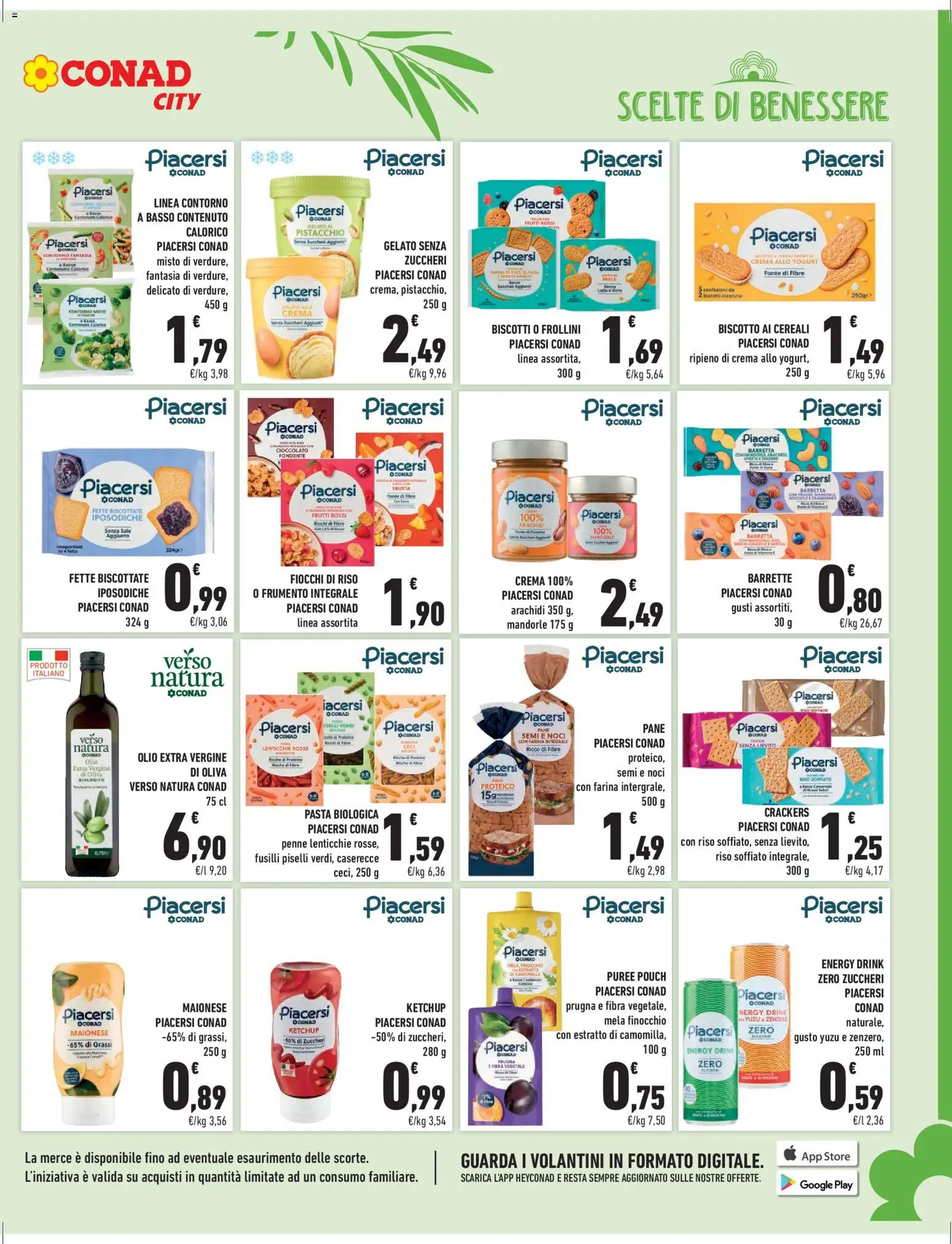 Volantino Conad del 24.04.2026 | Pagina: 7 | Prodotti: Pane, Sale, Pasta, Frollini