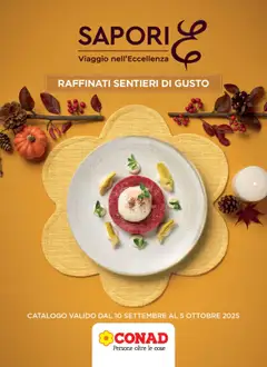 Anteprima del volantino Conad Superstore Gourmet Campania catalogo valido a partire dal 10.09.2025