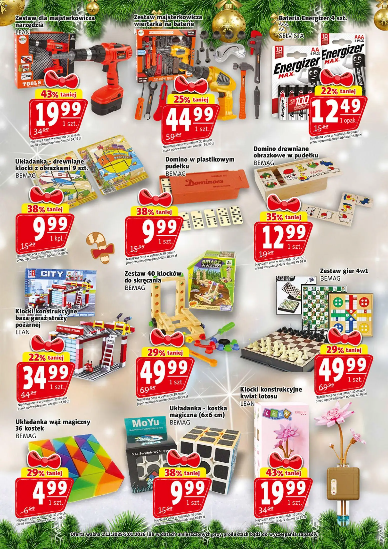 Prim Market Gazetka świąteczna od 01.12.2025 | Strona: 5 | Produkty: Baterie, Bateria
