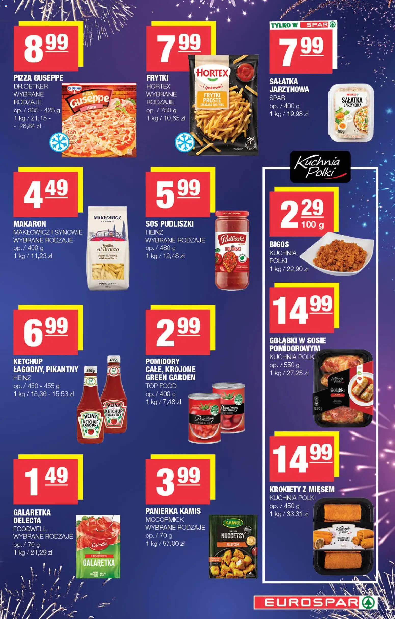 Spar Gazetka - Eurospar od 30.12.2025 | Strona: 5 | Produkty: Top, Galaretka, Pizza, Makaron