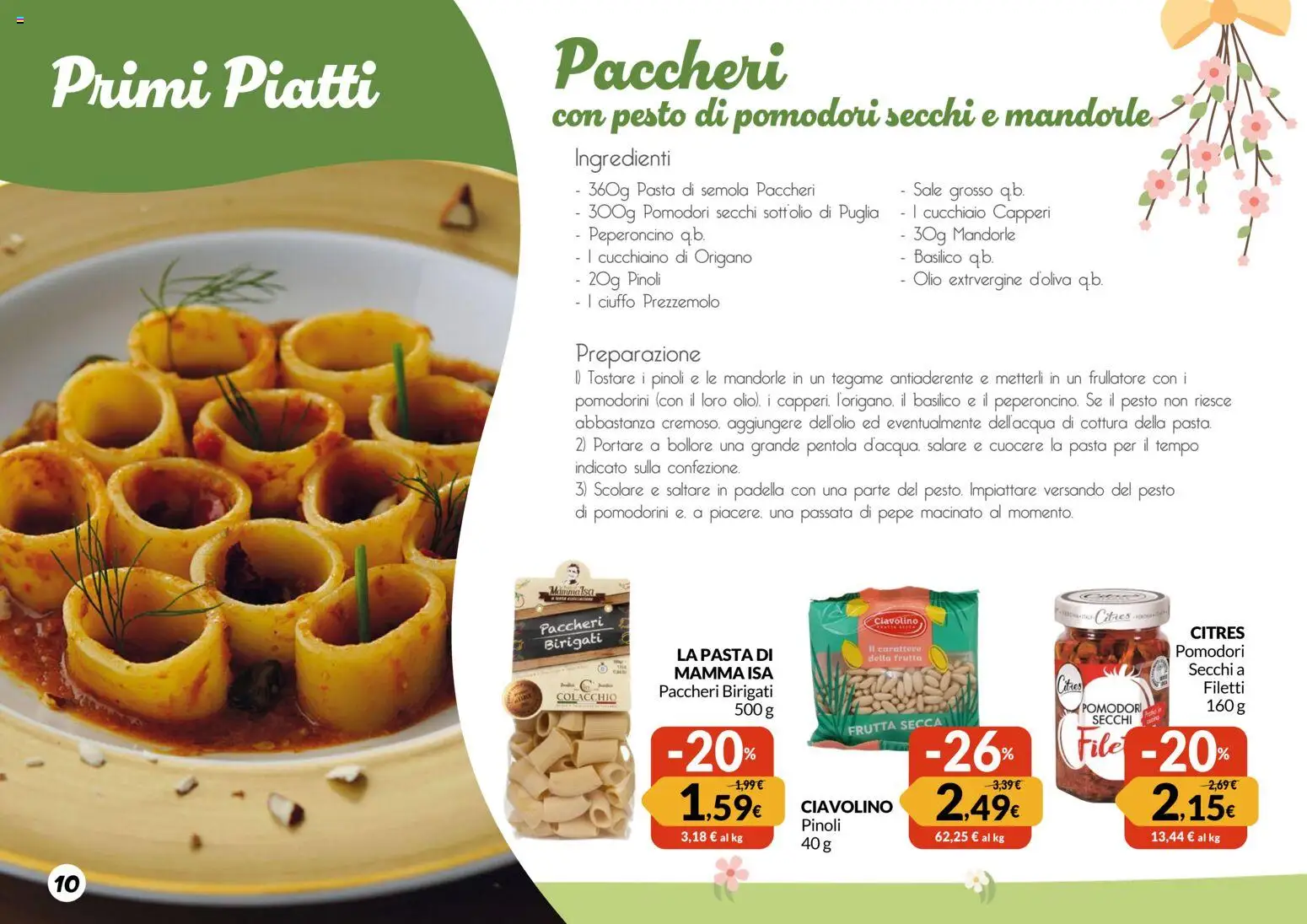 Volantino Galassia del 12.03.2026 | Pagina: 10 | Prodotti: Frutta, Sale, Pepe, Pesto