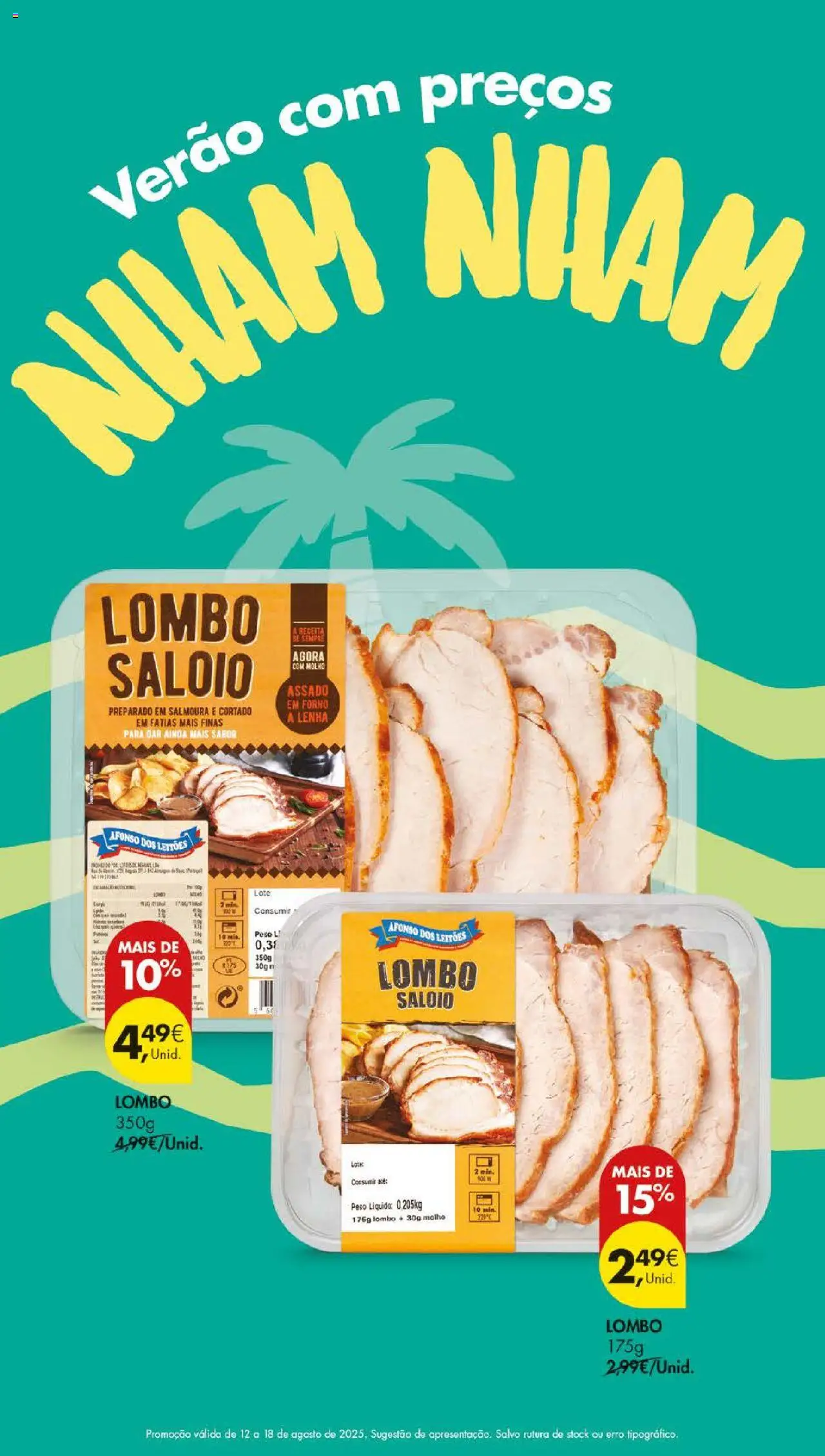 Pingo Doce folheto │ válido de 12.08.2025 | Página: 16 | Produtos: Forno, Lombo