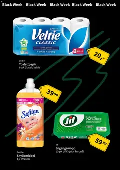 Forhåndsvisning av Europris - Black Week gyldig fra 23.10.2025 | Side: 4 | Produkter: Toalettpapir, Grønnsåpe