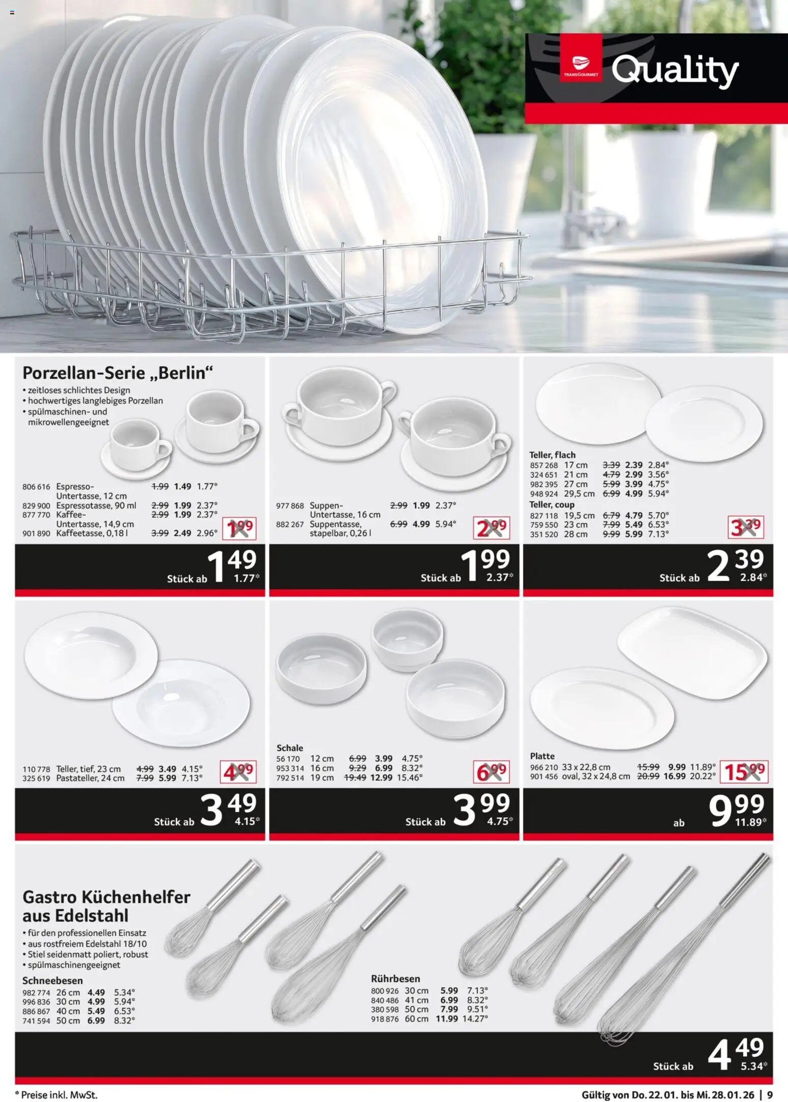 Selgros  Non Food – gültig ab 22.01.2026 | Seite: 9 | Produkte: Rührbesen, Kaffee