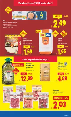 Vista previa Nixe Atún en aceite de girasol, Fuente de Omega-3. 4 x 70 g (4 x 52 g peso escurrido) válido desde el 29.12.2025 | Página: 19