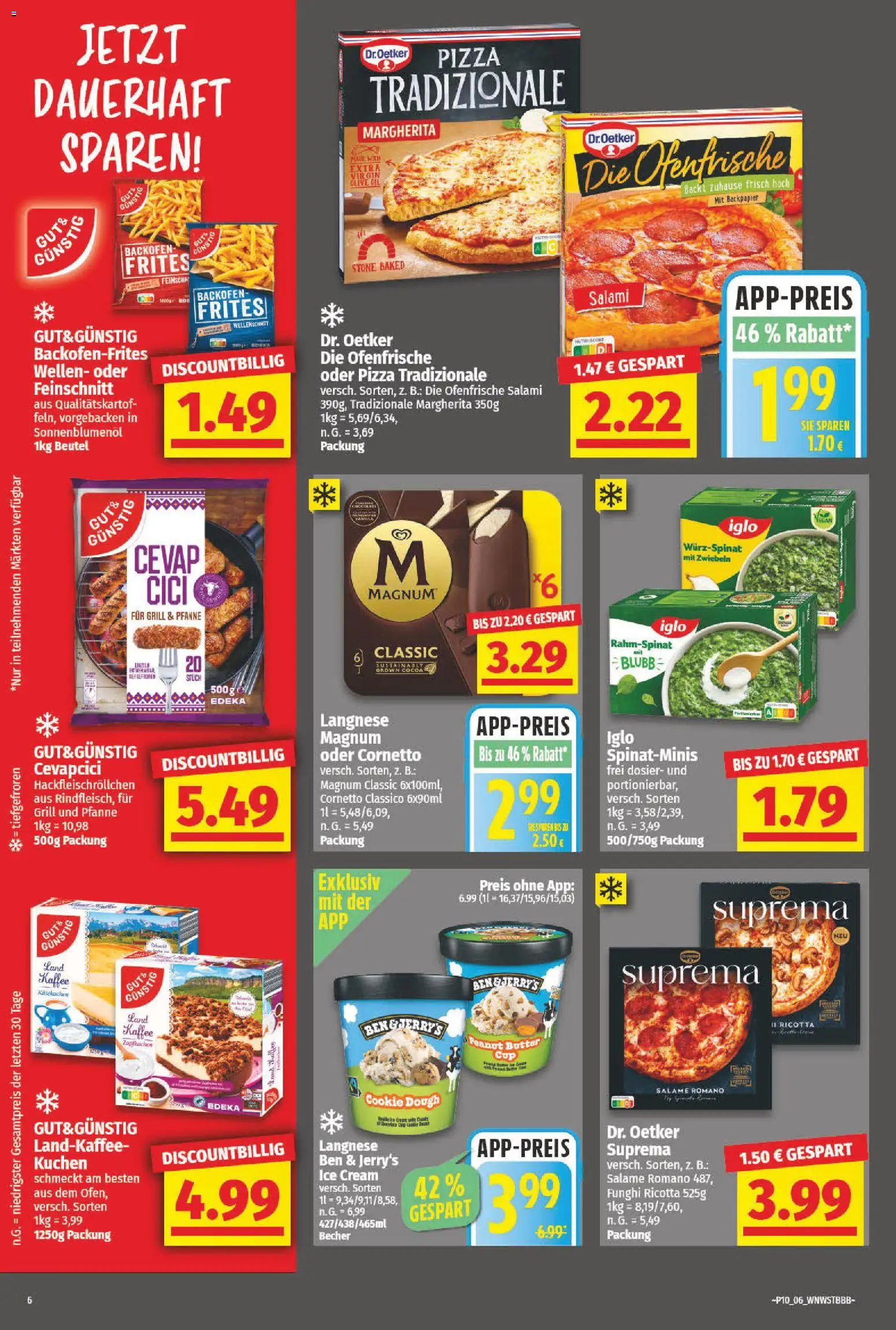 NP Discount Prospekt 	 – gültig ab 02.03.2026 | Seite: 6 | Produkte: Grill, Butter, Iglo, Cevapcici