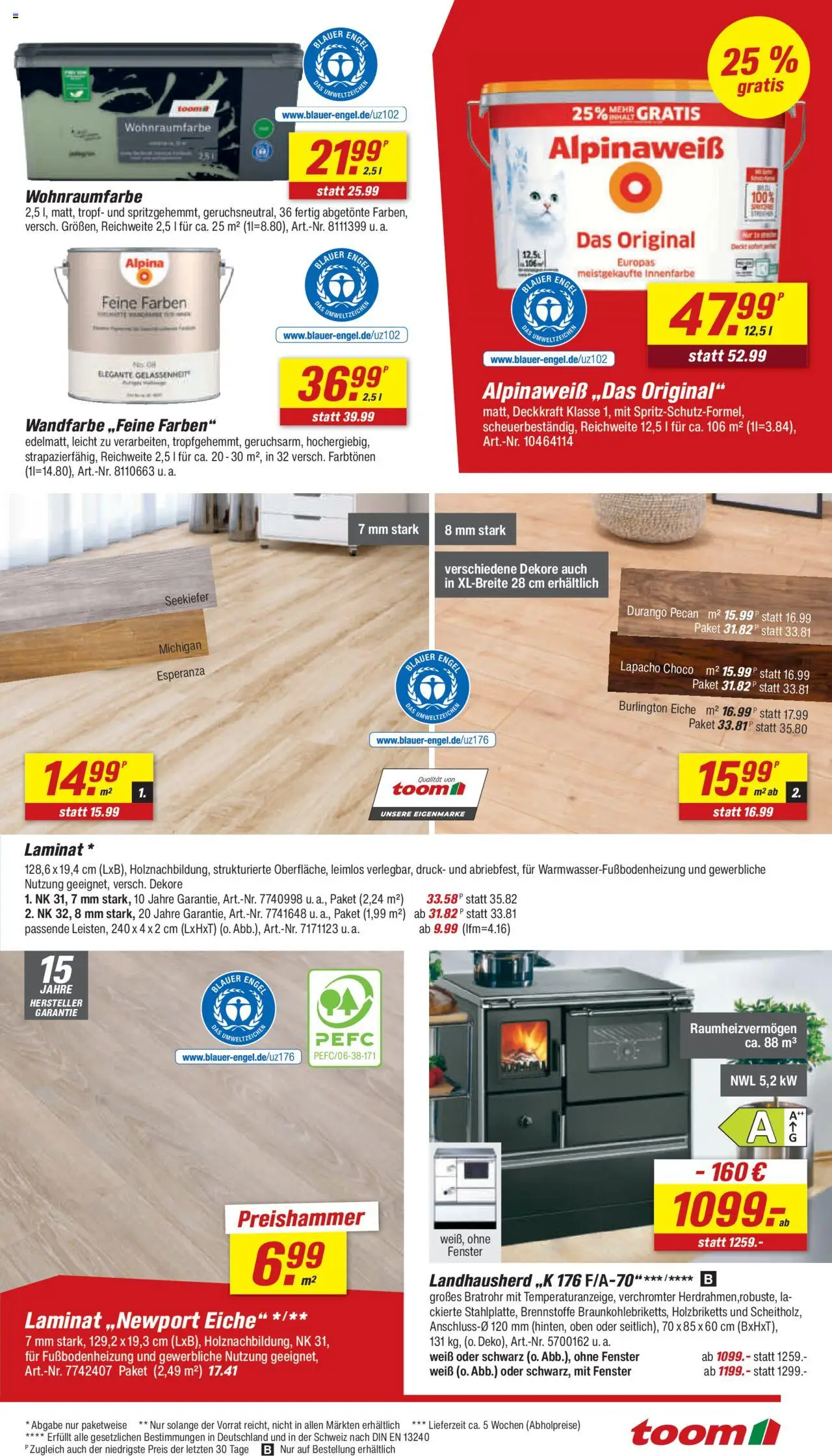 Toom Baumarkt - Prospekt – gültig ab 13.09.2025 | Seite: 7 | Produkte: Wandfarbe
