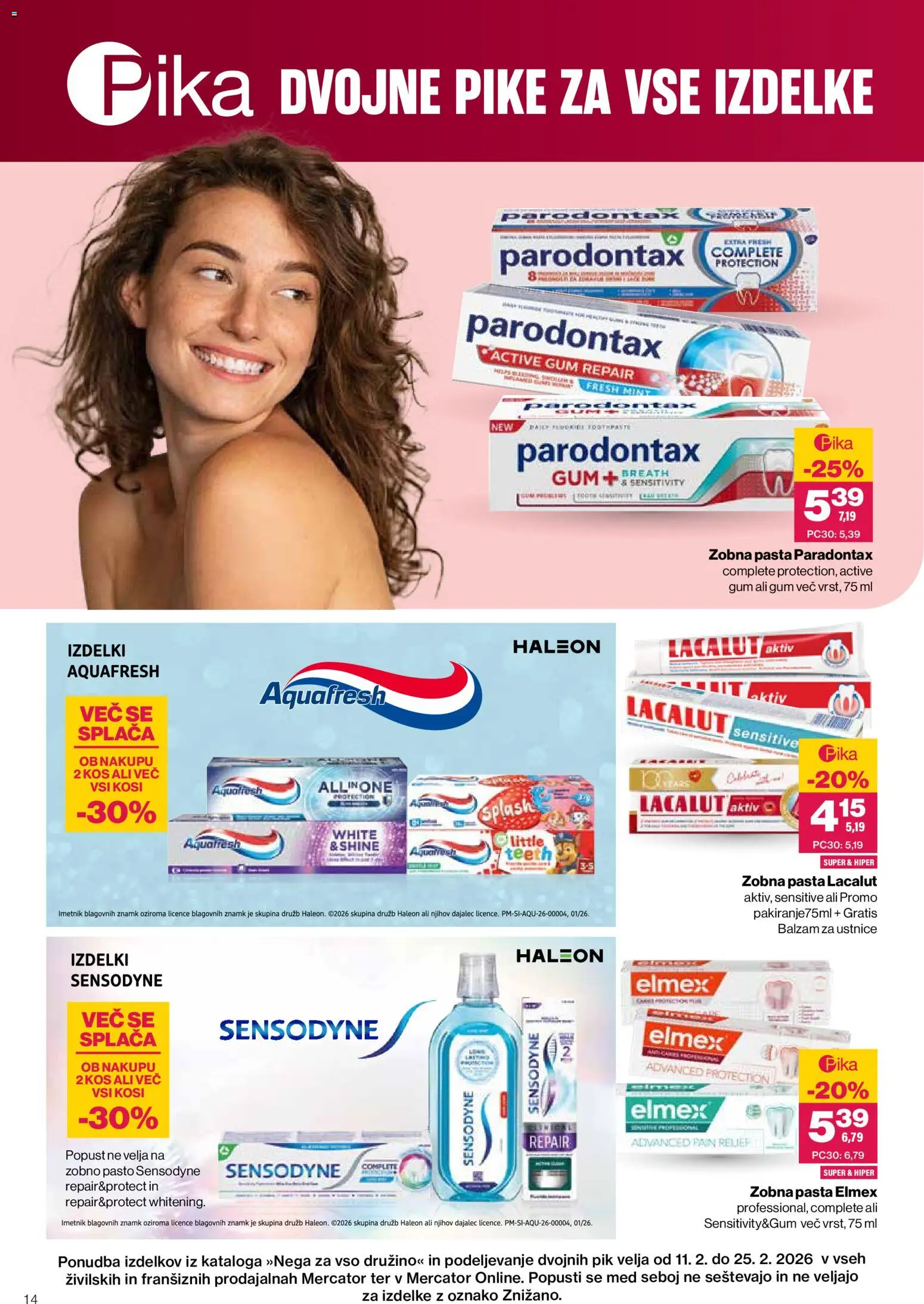 Novi Mercator katalog ponudbe – veljaven od 11.02.2026 | Stran: 14