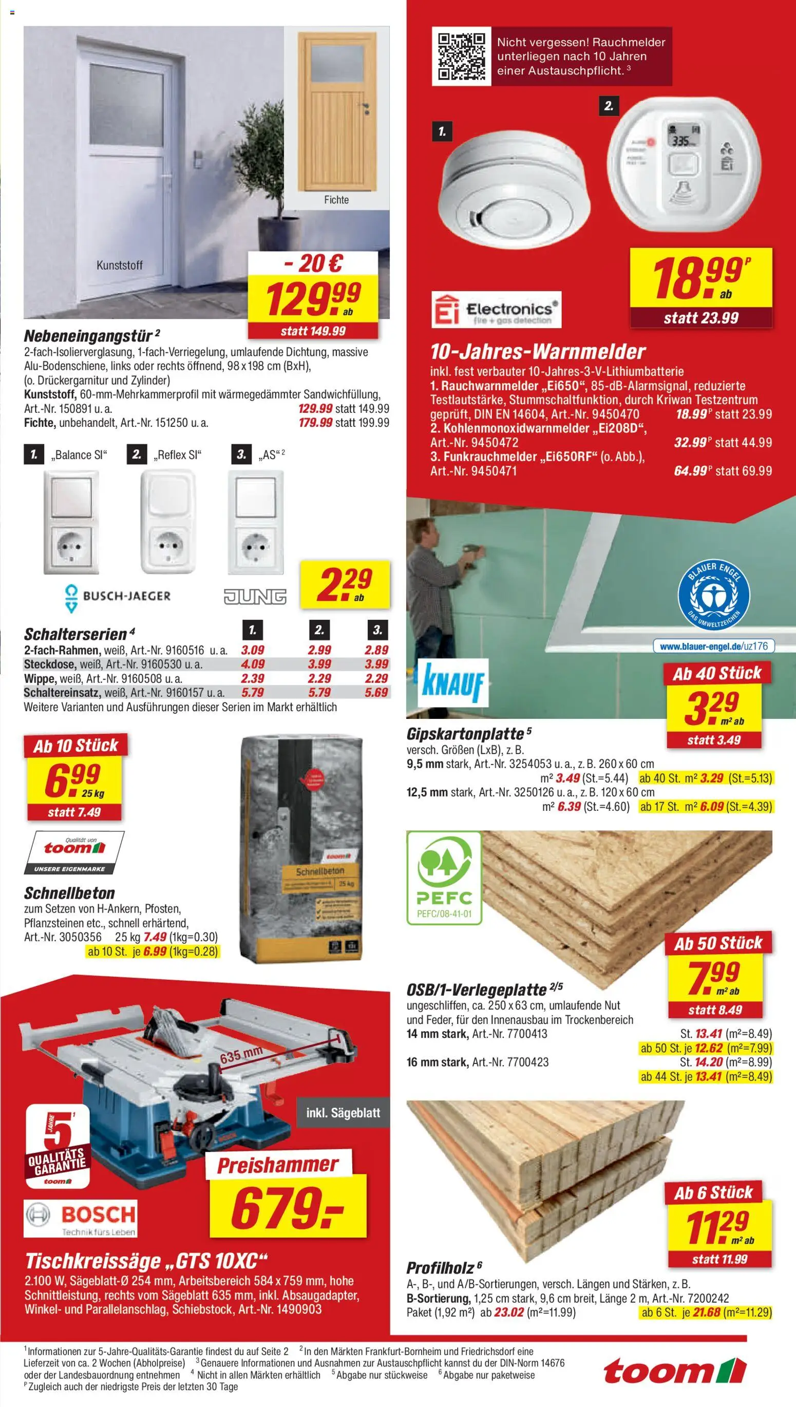Toom Baumarkt Prospekt 	 – gültig ab 11.04.2026 | Seite: 17 | Produkte: Bosch