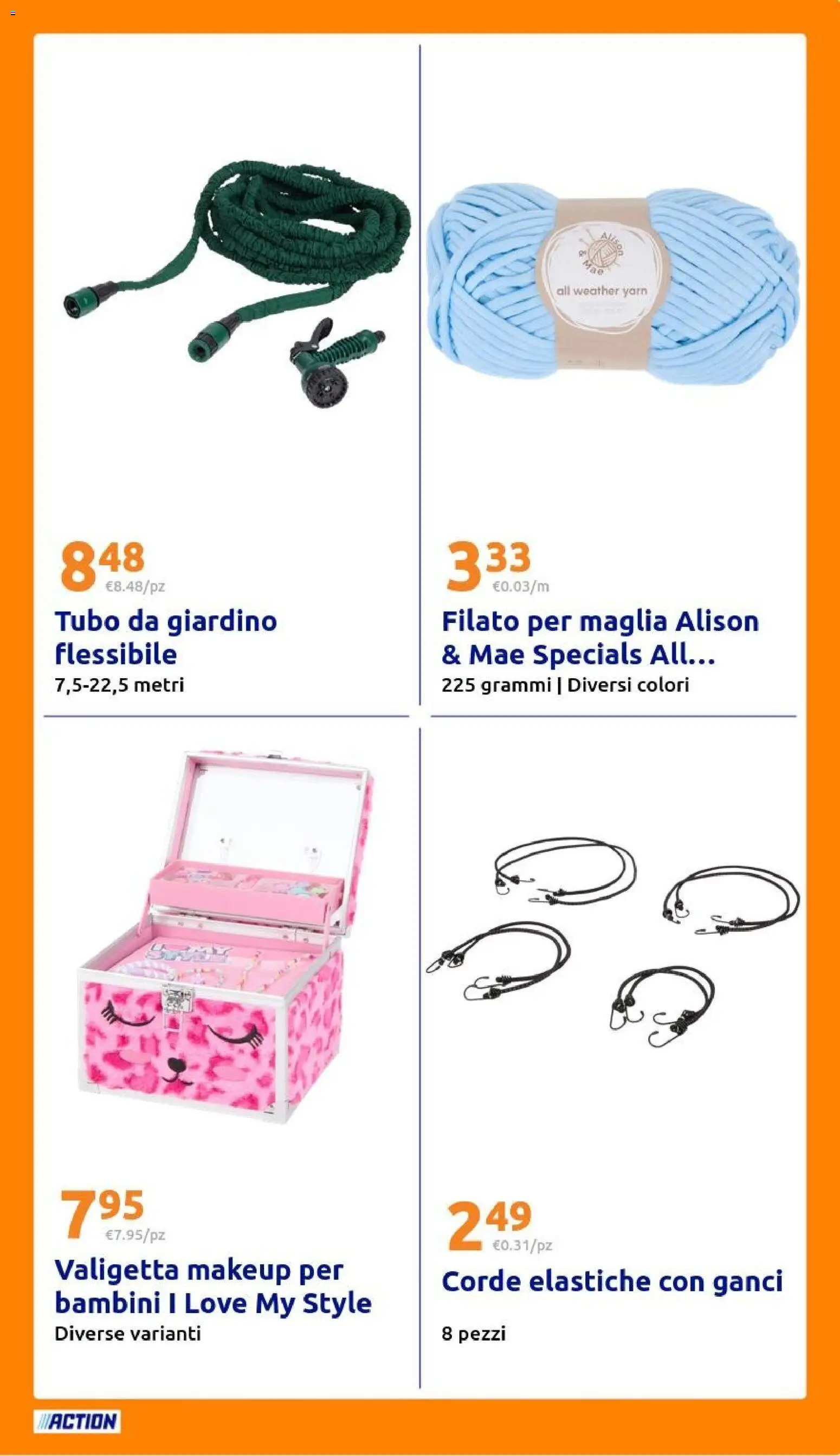 Volantino Action del 01.04.2026 | Pagina: 23 | Prodotti: Tubo, Valigetta