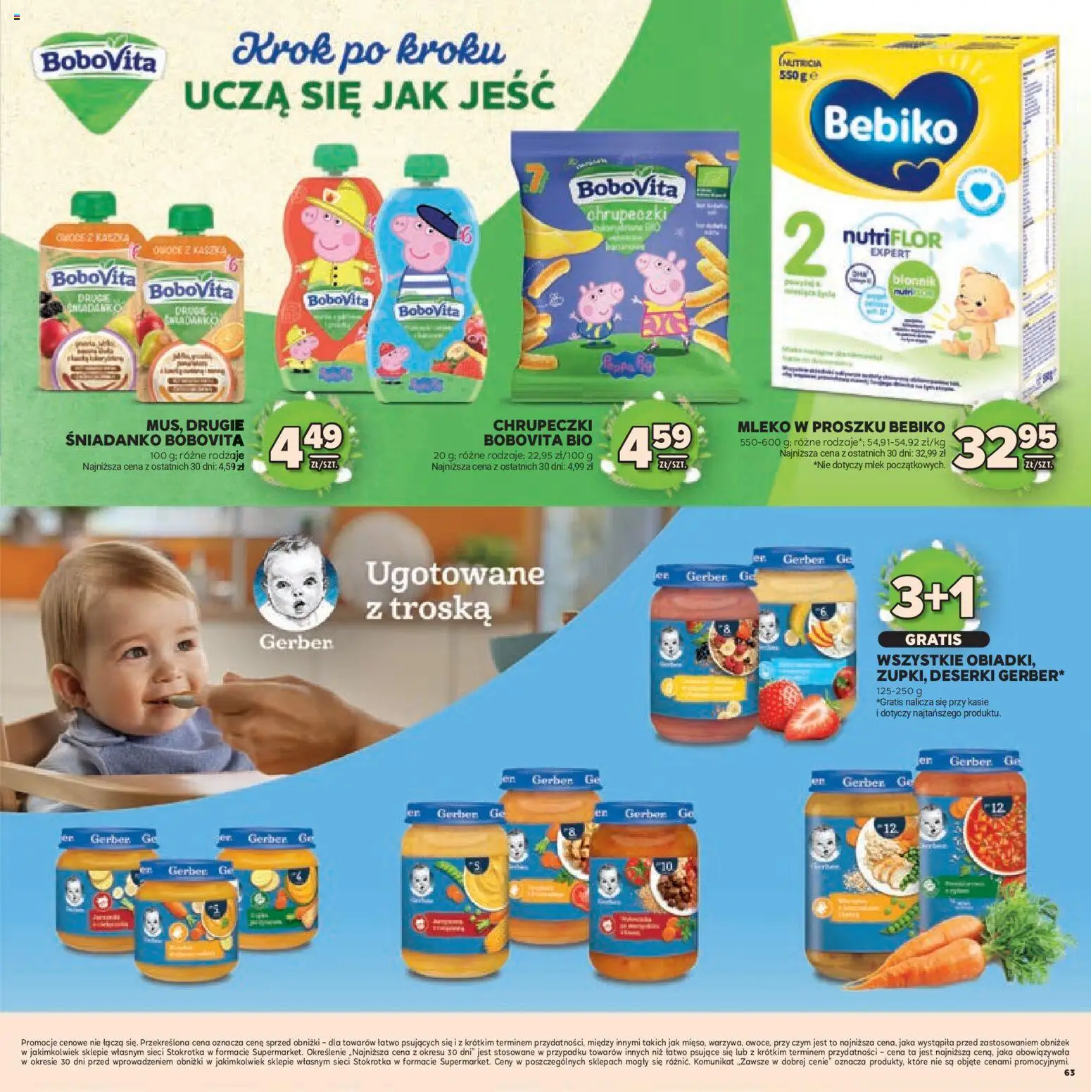 Stokrotka gazetka - Wielkanoc od 19.03.2026 | Strona: 63 | Produkty: Mleko w proszku, Stokrotka, Mleko