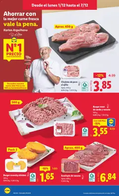 Vista previa Chuletas de pavo al ajillo, Aprox. 650 g válido desde el 01.12.2025 | Página: 8