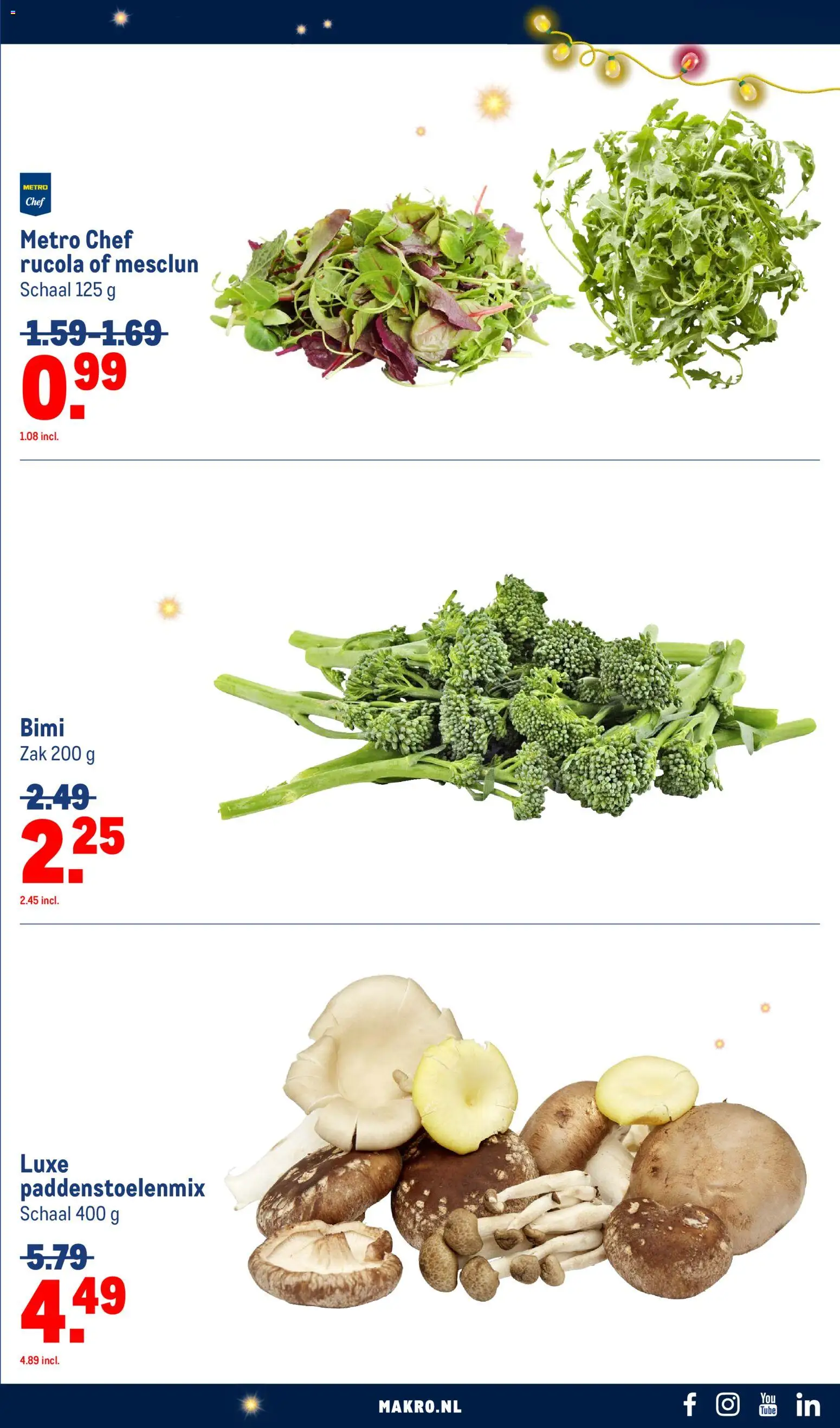 {H1} | Pagina: 55 | Producten: Rucola, Schaal, Zak