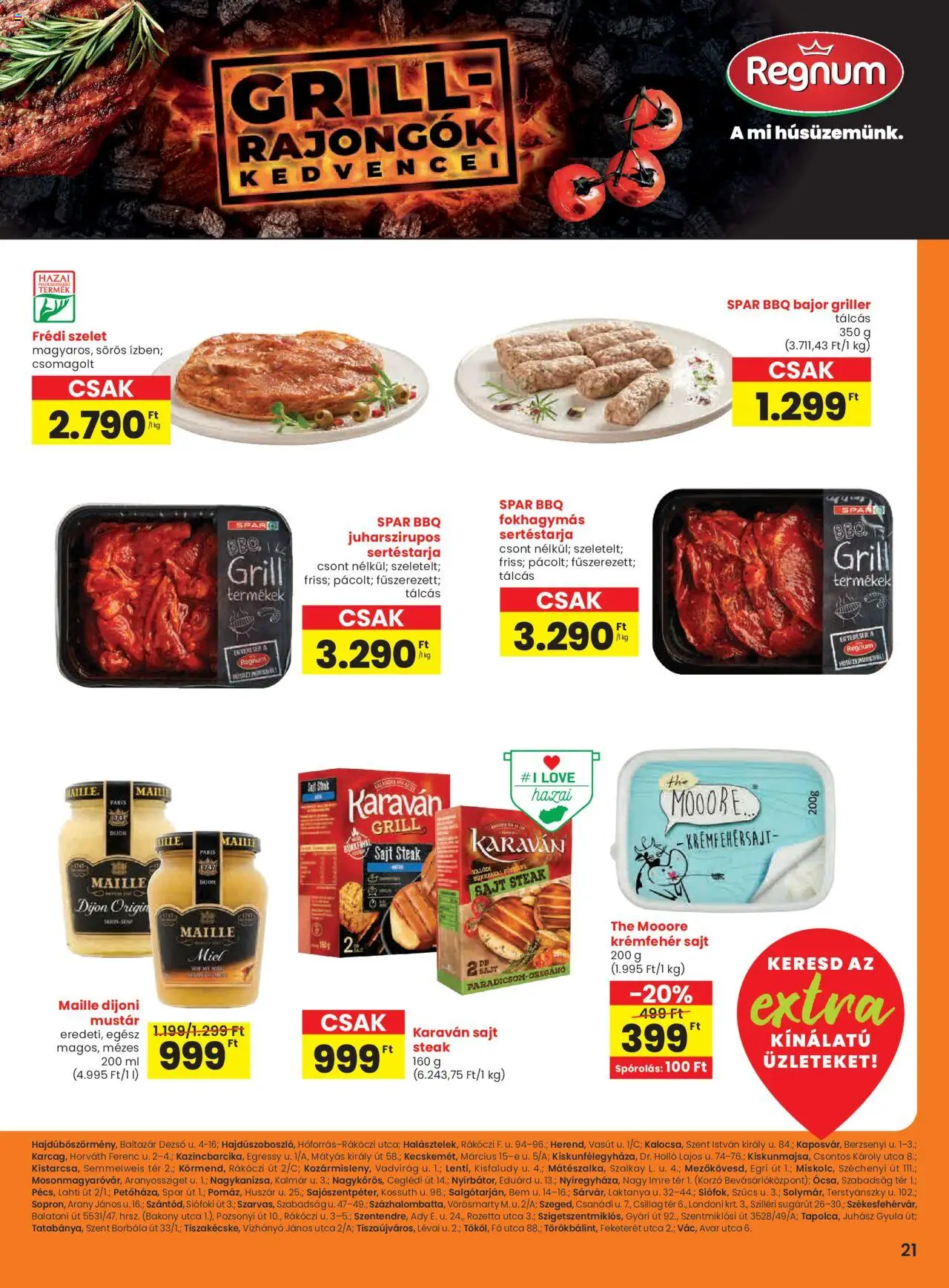 Spar akciós ujság - amely érvényes a következő dátumtól: 29.05.2025 | Oldal: 2 | Termékek: Sertéstarja, Dijoni mustár, Grill, Sajt