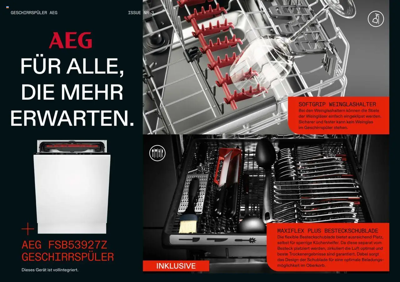 Höffner Alno – gültig ab 22.09.2025 | Seite: 144 | Produkte: AEG, Geschirrspüler