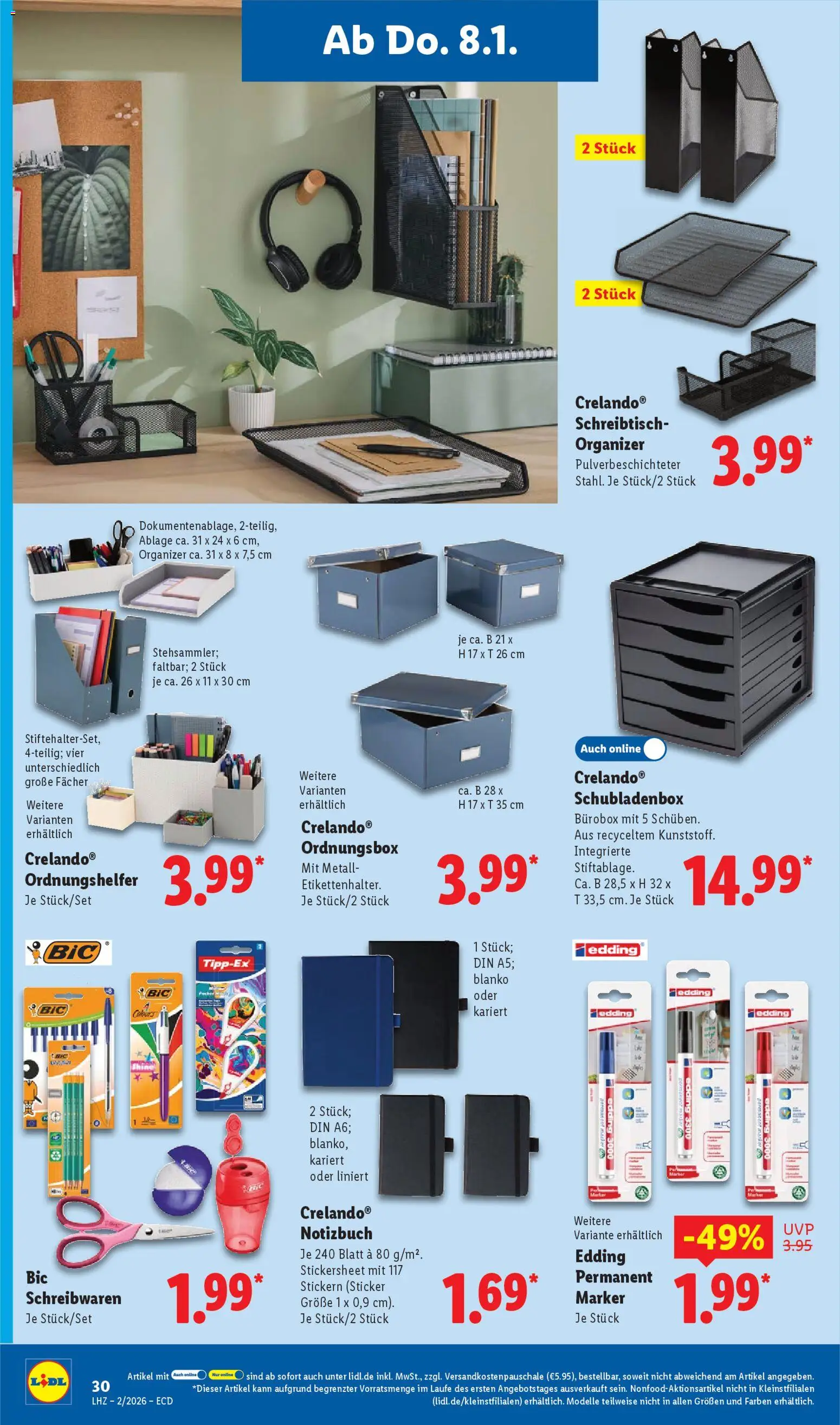 Lidl - Prospekt – gültig ab 05.01.2026 | Seite: 42 | Produkte: Notizbuch