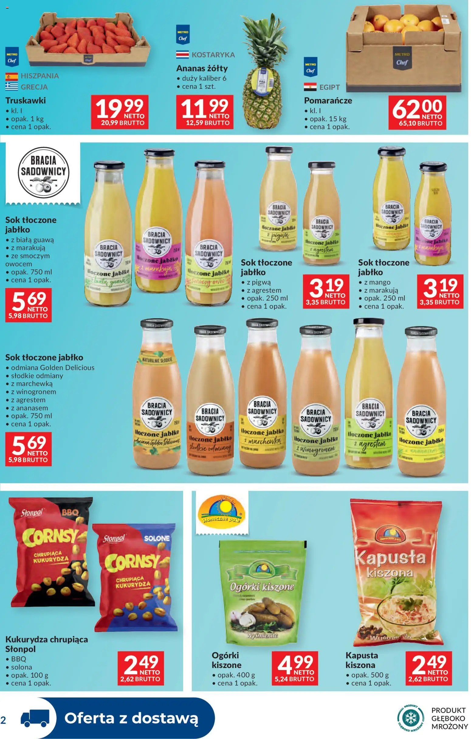 Makro gazetka - Dystrybucja do sklepów od 14.04.2026 | Strona: 2 | Produkty: Mango, Kapusta, Jabłka, Marchewka