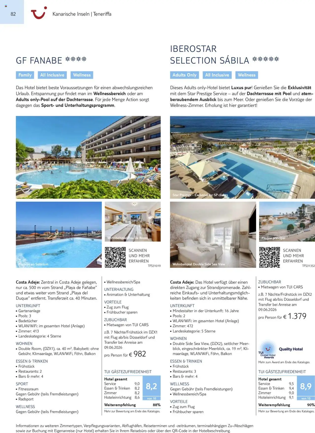 TUI Prospekt Kanaren, Kapverden & Senegal 2025/26	  – gültig ab 01.11.2025 | Seite: 82 | Produkte: Babybett