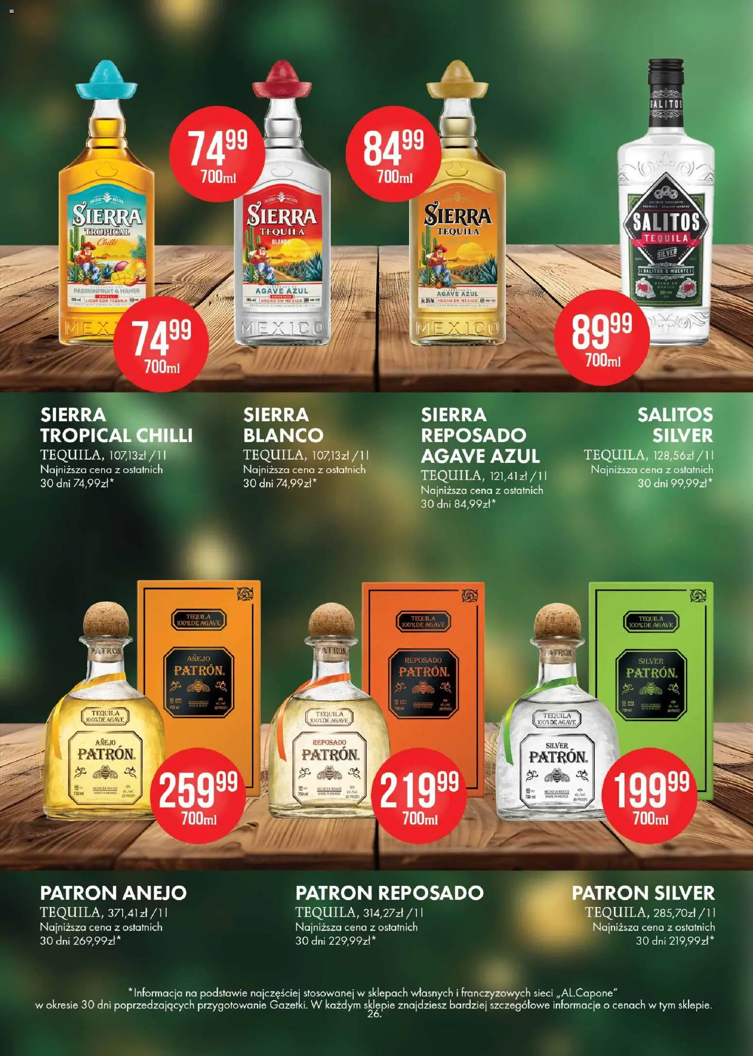 Al.Capone Gazetka od 13.11.2025 | Strona: 26 | Produkty: Mango, Tequila