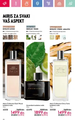 Oriflame katalog - važi od 24.08.2025 | Strana: 46 | Proizvode: Miris, Toaletna voda, Voda, Tonik