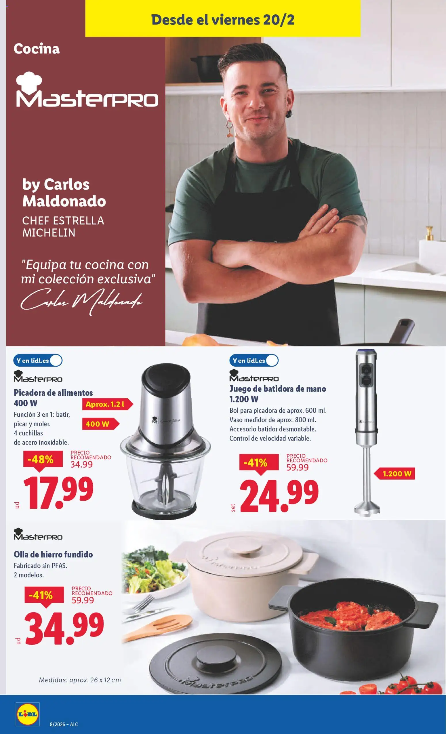 Lidl folleto de bazar │ válido desde el 16.02.2026 | Página: 16