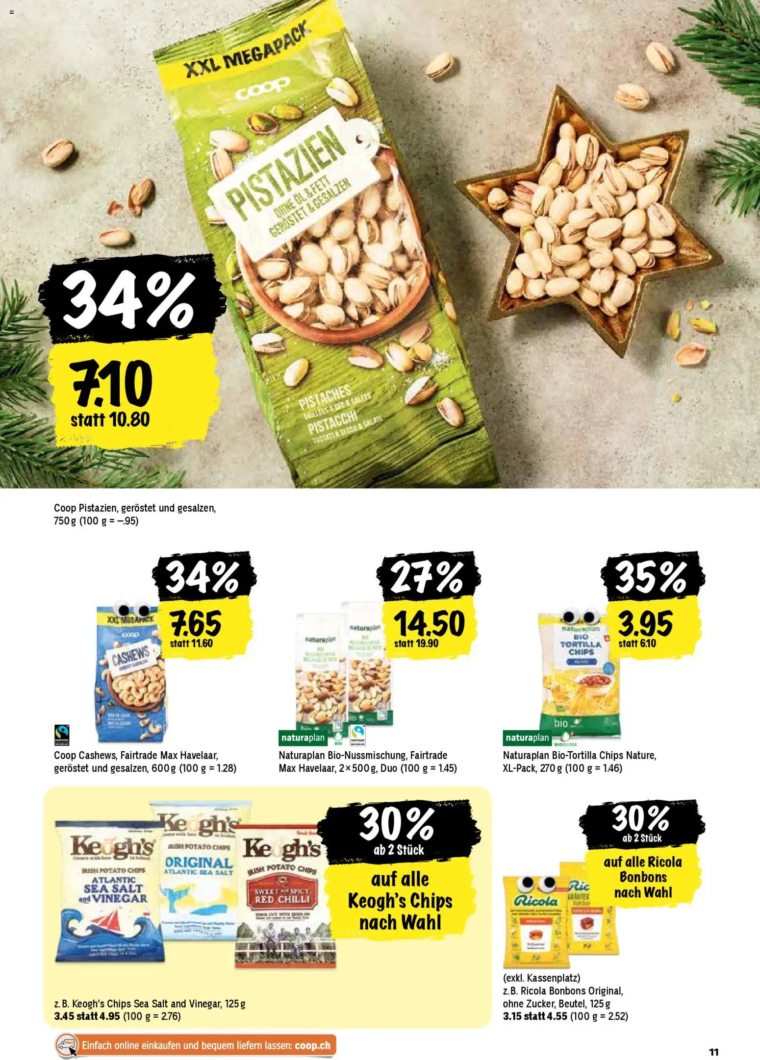Coop Aktionen – gültig ab 11.12.2025 | Seite: 11 | Produkte: Öl, Chips