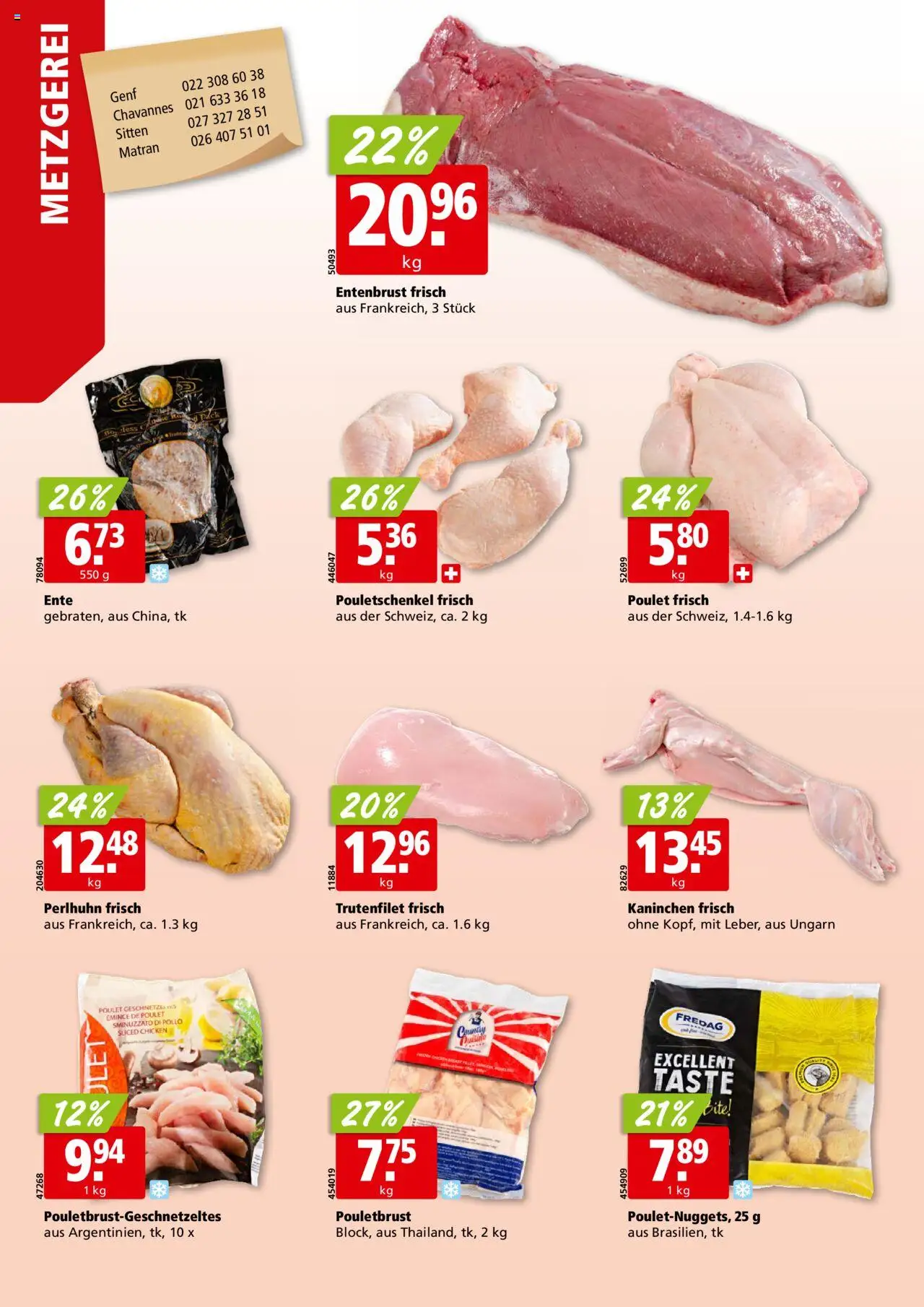 Aligro Aktionen ab 25.08.2025 | Seite: 6 | Produkte: Pouletbrust