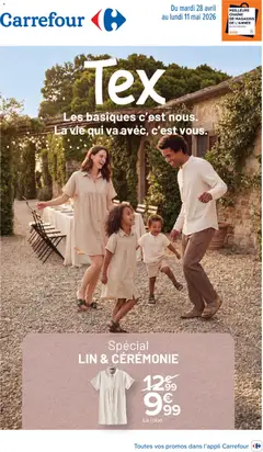 Carrefour - Prévisualisation de Carrefour Spécial Lin & cérémonie valide à partir de 28.04.2026