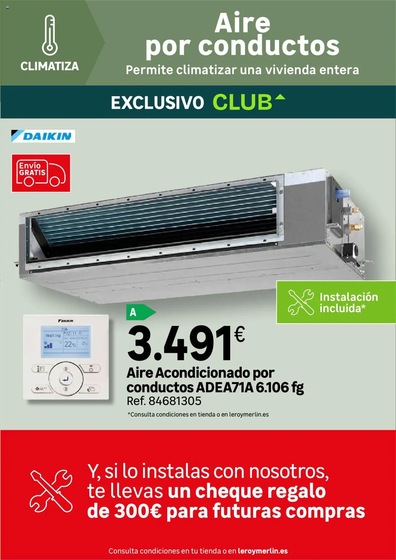 Leroy Merlin catálogo │ válido desde el 21.10.2025 | Página: 101 | Productos: Té, Aire acondicionado