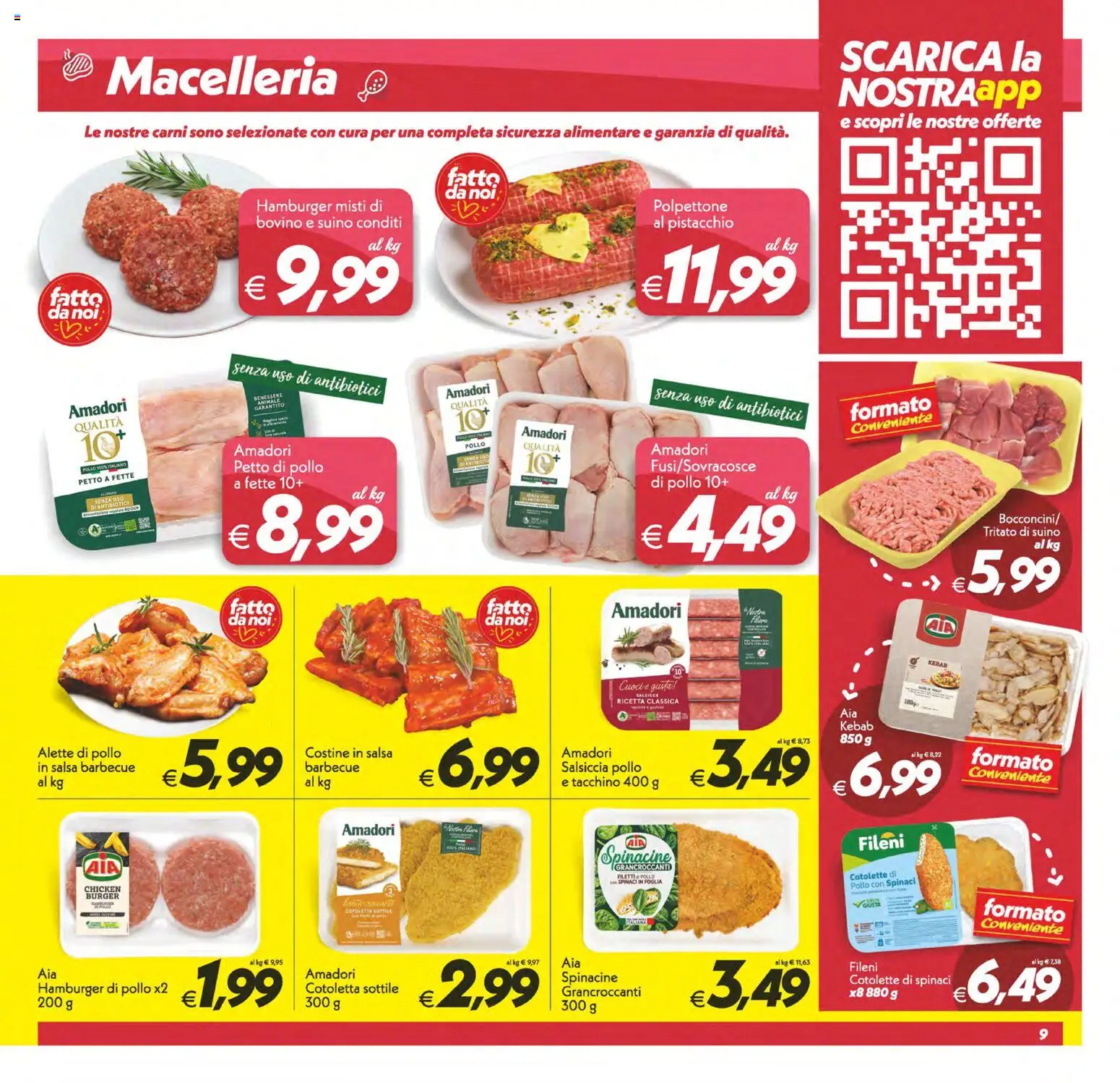 Volantino SuperConveniente del 25.11.2025 | Pagina: 9 | Prodotti: Salsa, Suino, Salsiccia, Salsa barbecue