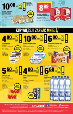Spar Gazetka od 04.06.2025 | Strona: 8 | Produkty: Serek homogenizowany, Serek, Serek philadelphia, Woda