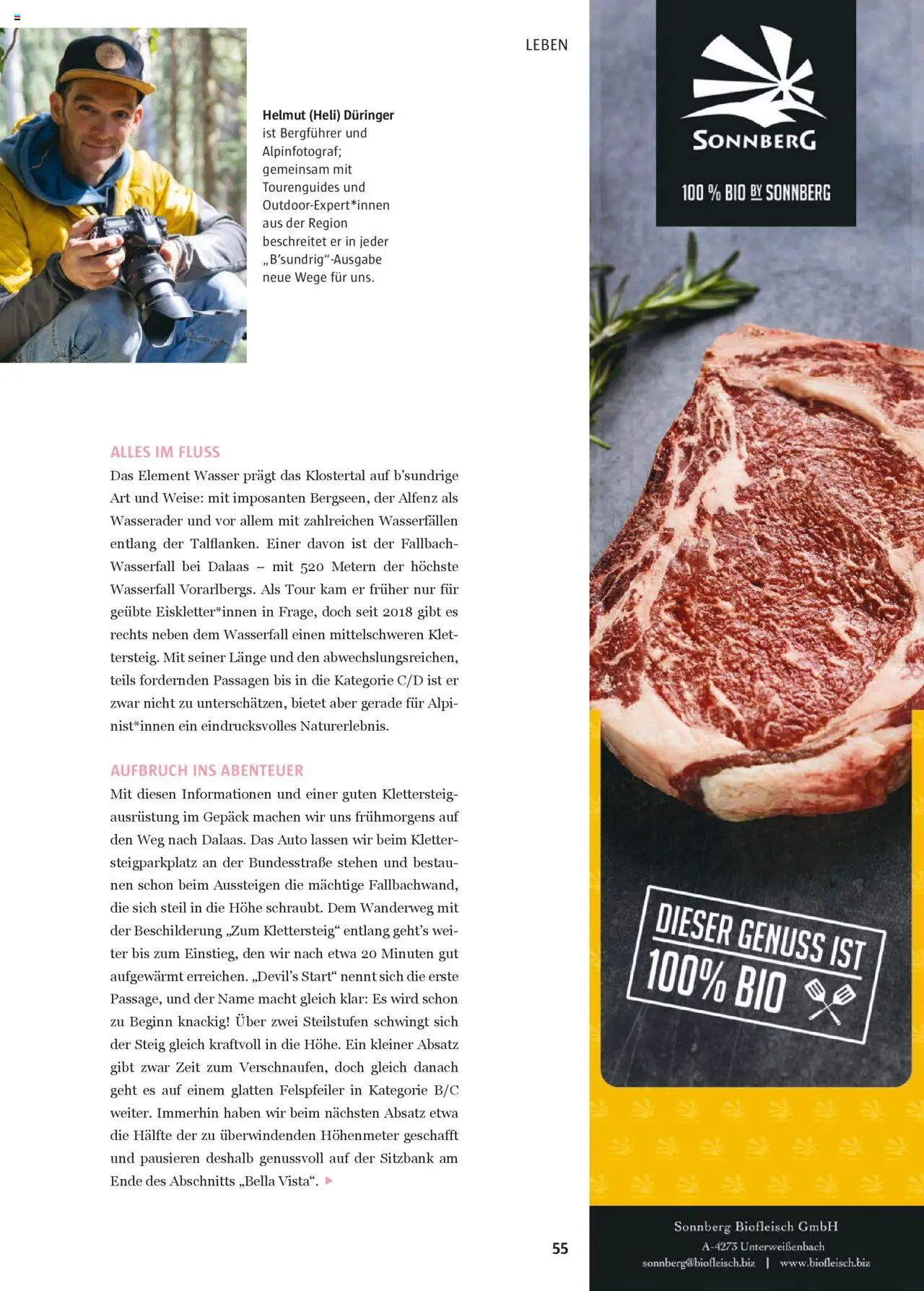 Sutterlüty B’sundrig Magazine gültig ab 18.06.2025 | Seite: 55 | Produkte: Wasser