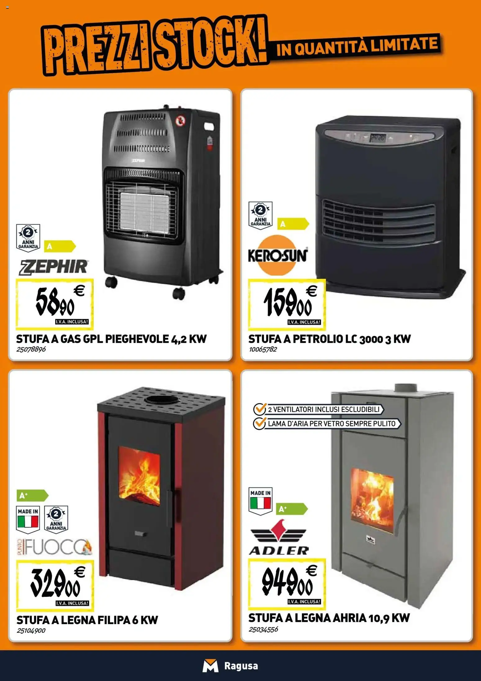 Volantino TECNOMAT del 22.01.2026 | Pagina: 9 | Prodotti: Stufa a legna, Stufa, Stufa a gas